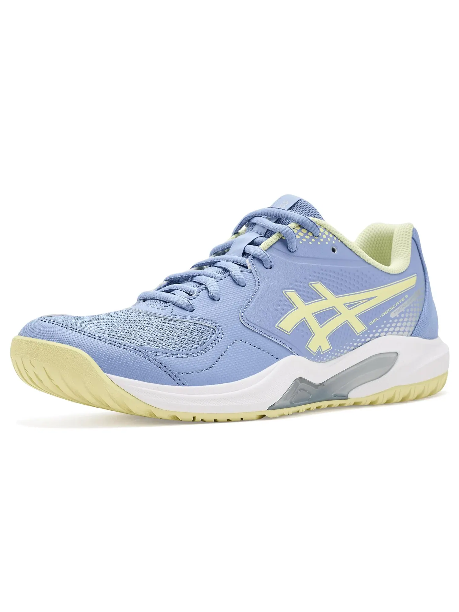 Кроссовки для пиклбола GEL-Dedicate 9 Pickleball Asics — изображение 1 из 4, индиго/желтый