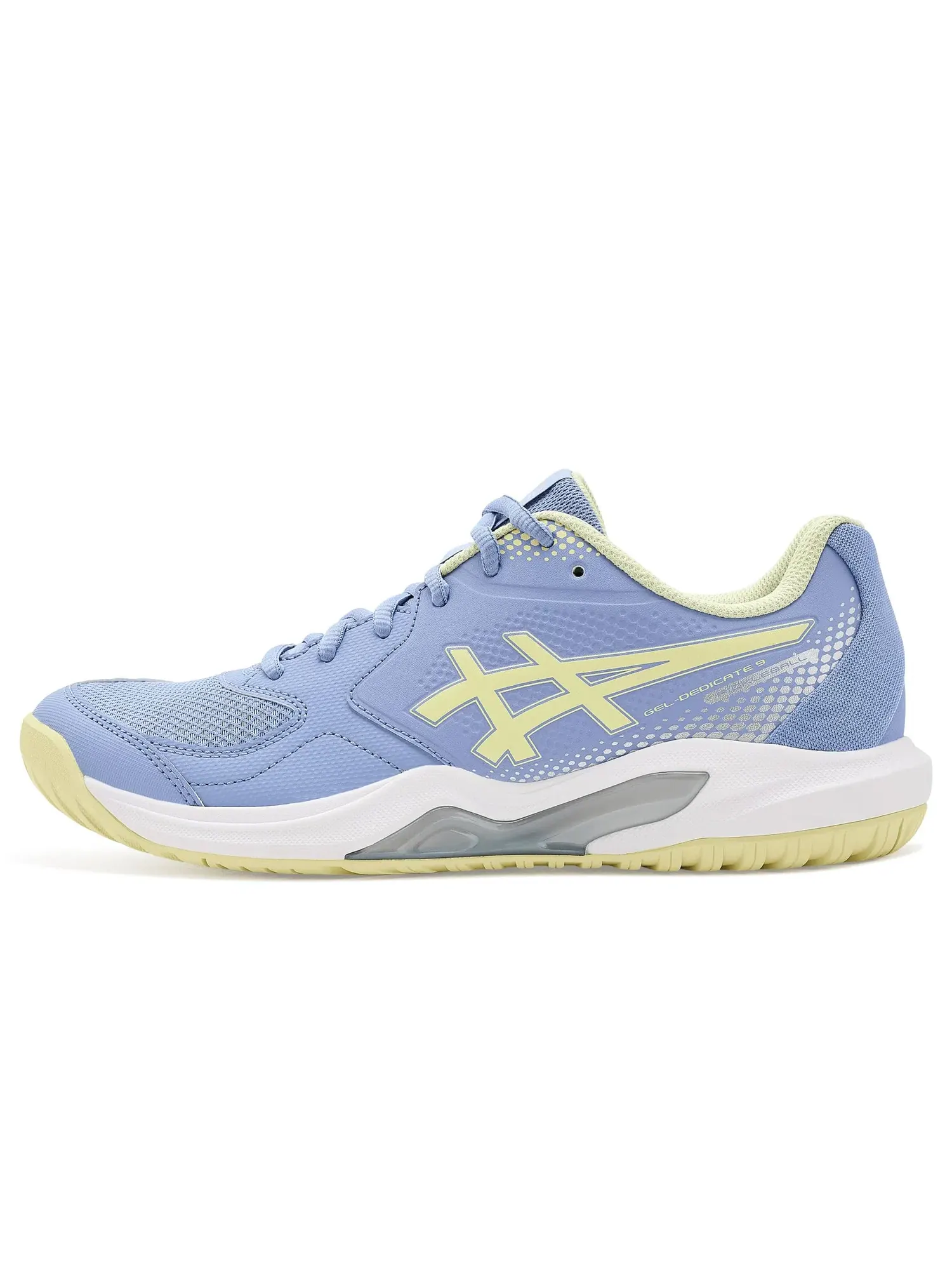 Кроссовки для пиклбола GEL-Dedicate 9 Pickleball Asics — изображение 4 из 4, индиго/желтый