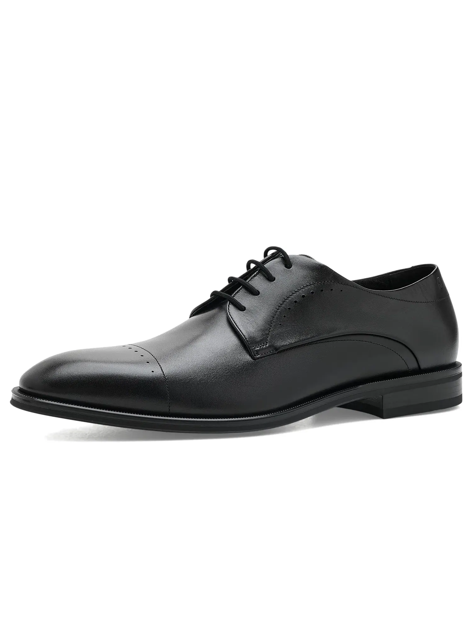 Кожаные оксфорды Derrek Leather Derby Shoes Boss — изображение 1 из 4, черный
