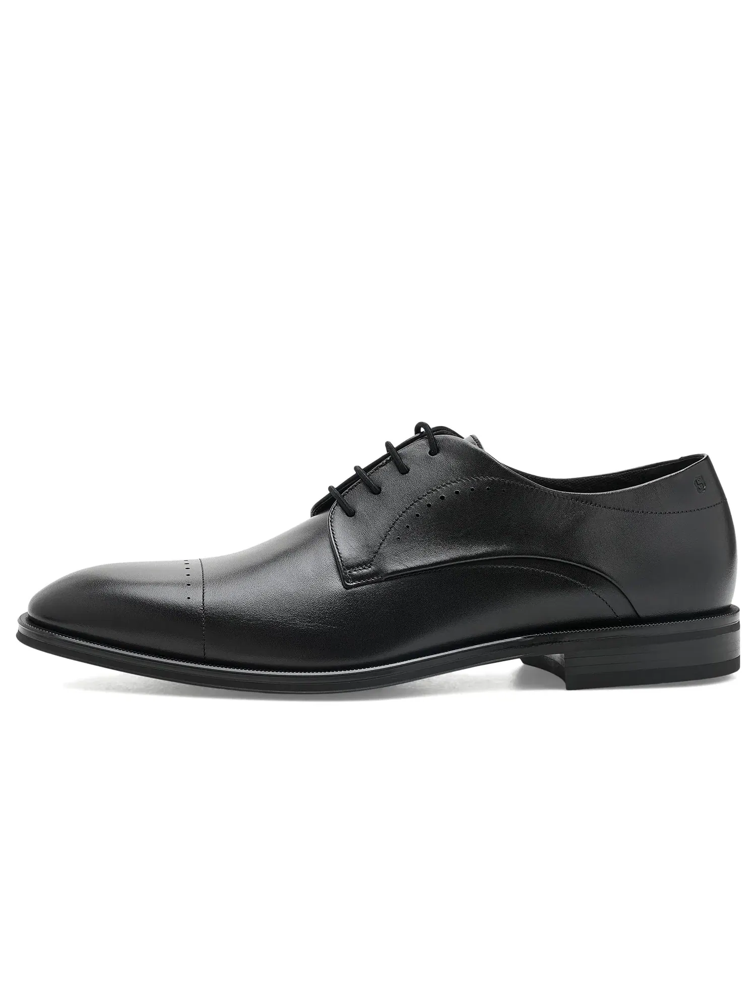 Кожаные оксфорды Derrek Leather Derby Shoes Boss — изображение 4 из 4, черный