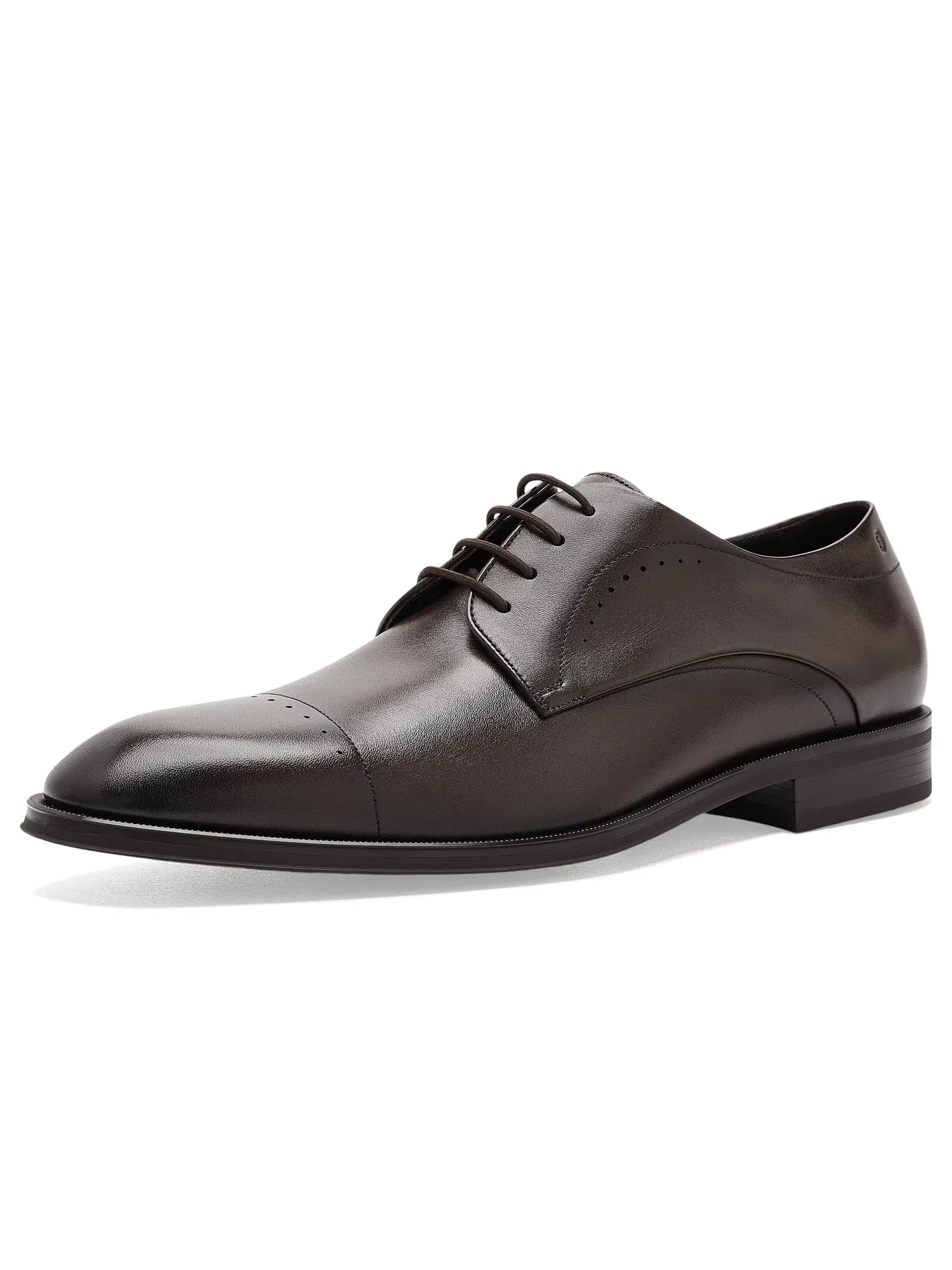 Кожаные оксфорды Derrek Leather Derby Shoes Boss — изображение 1 из 4, коричневый