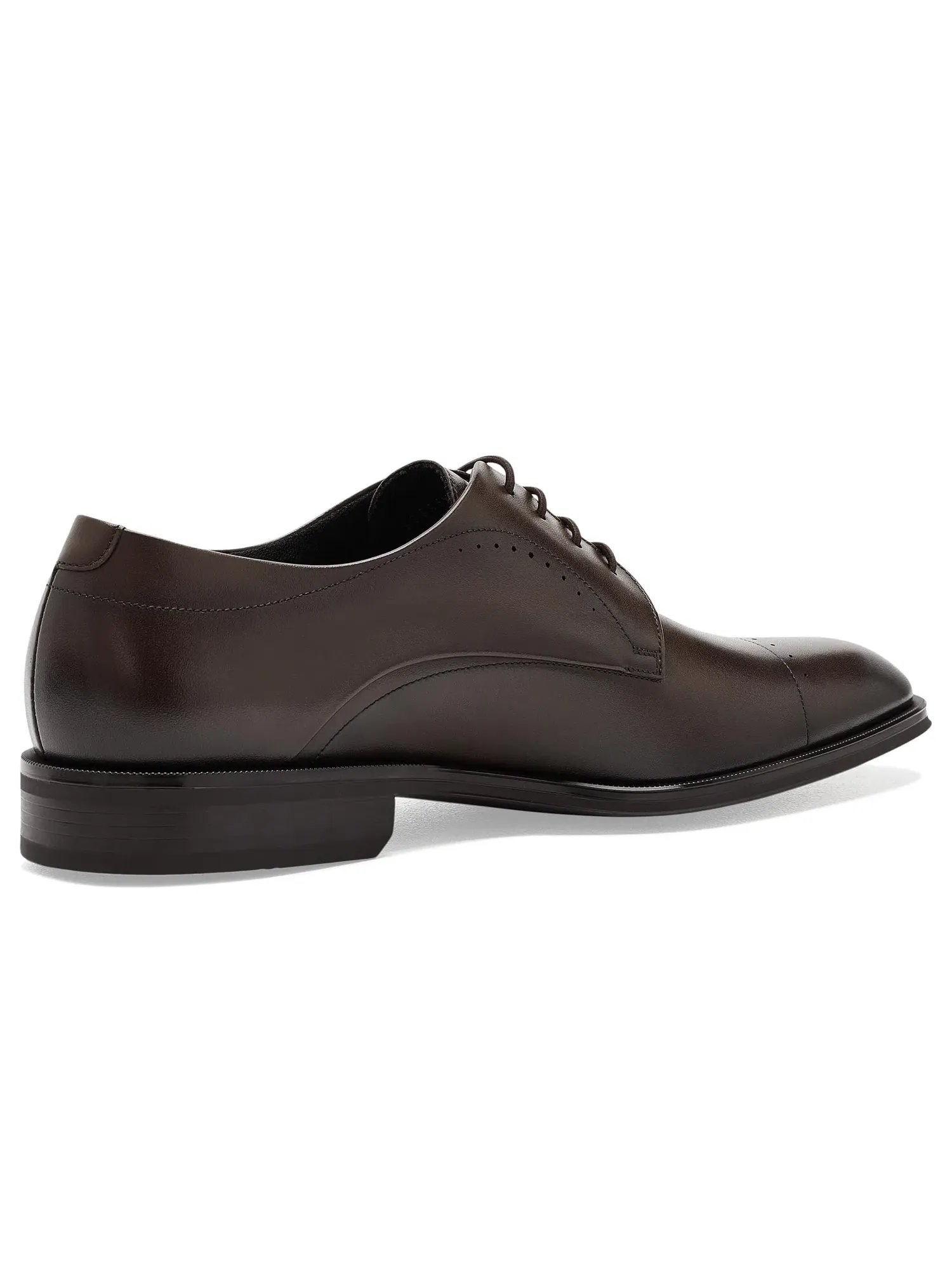 Кожаные оксфорды Derrek Leather Derby Shoes Boss — изображение 3 из 4, коричневый