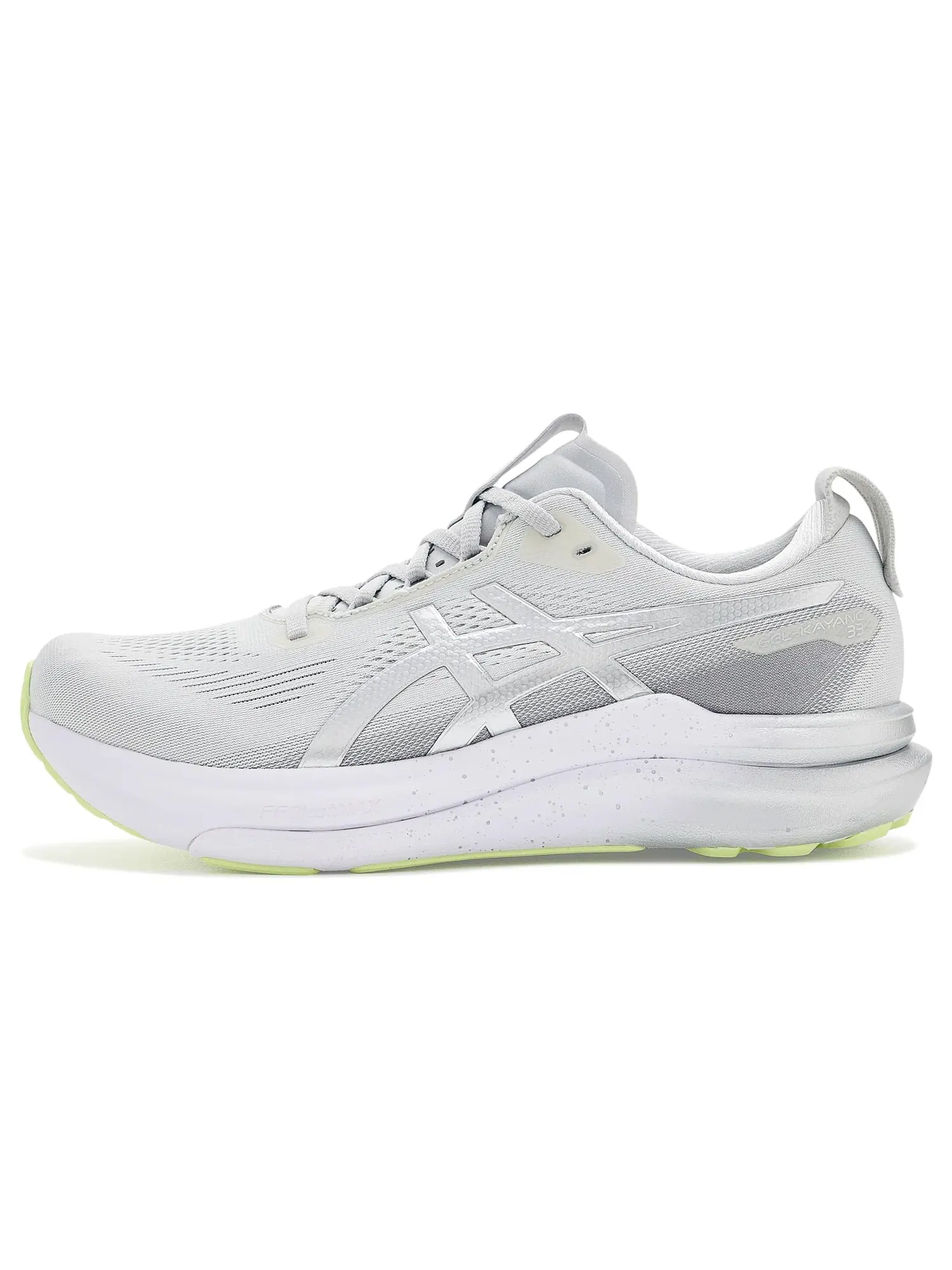 Кроссовки GEL-Kayano 33 Platinum Asics — изображение 4 из 4, платиновый/зеленый