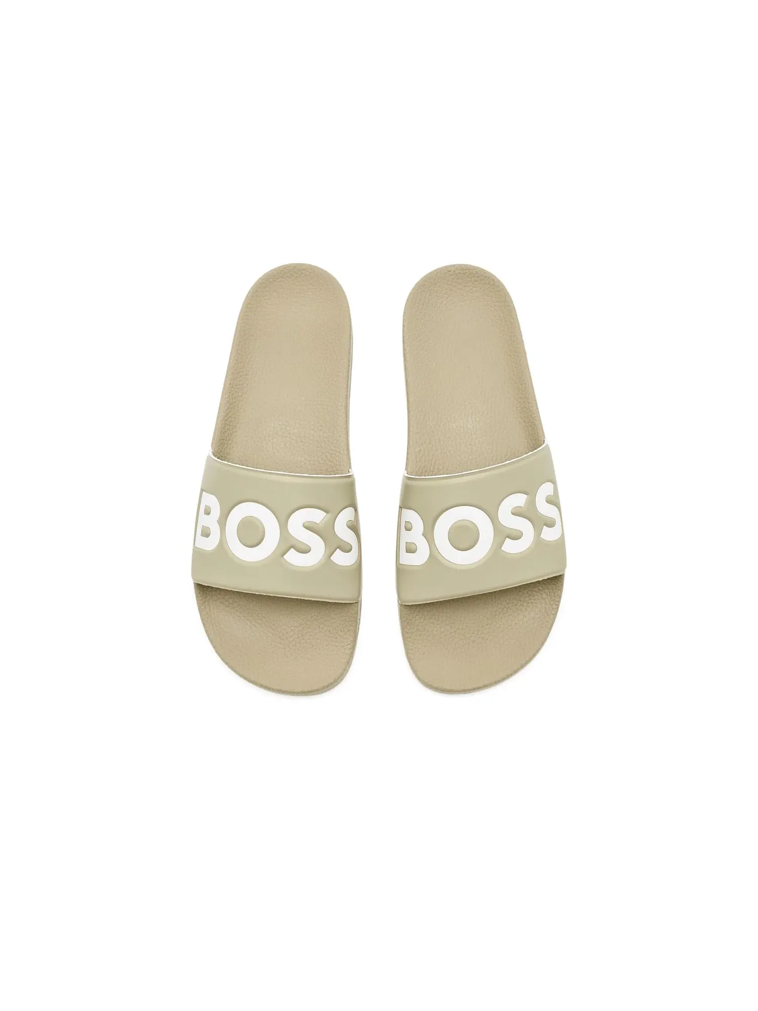 Сандалии с большим логотипом Boss — изображение 2 из 4, песочный