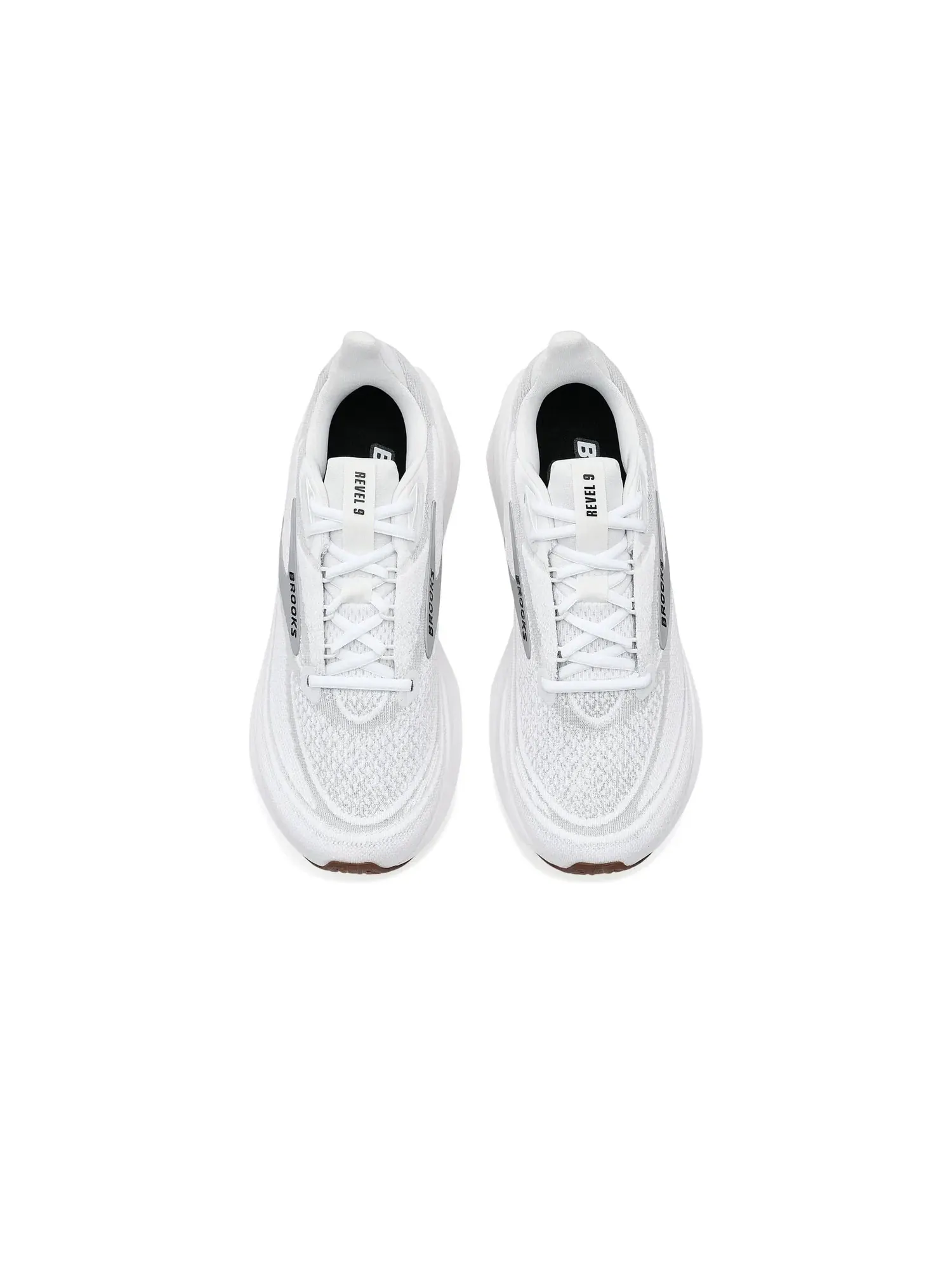 Кроссовки Revel 9 Brooks — изображение 2 из 4, белый/серый/черный