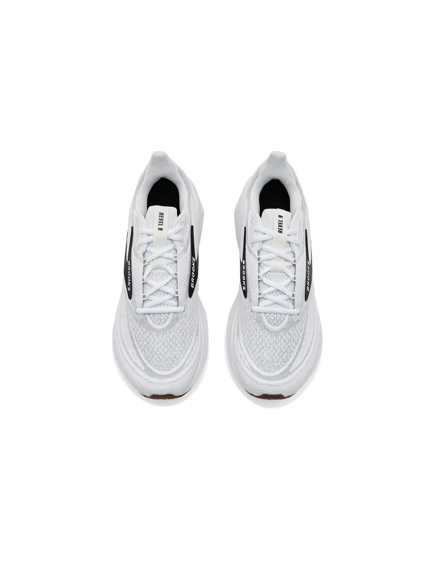 Кроссовки Revel 9 Brooks — изображение 2 из 4, белый/серый/черный