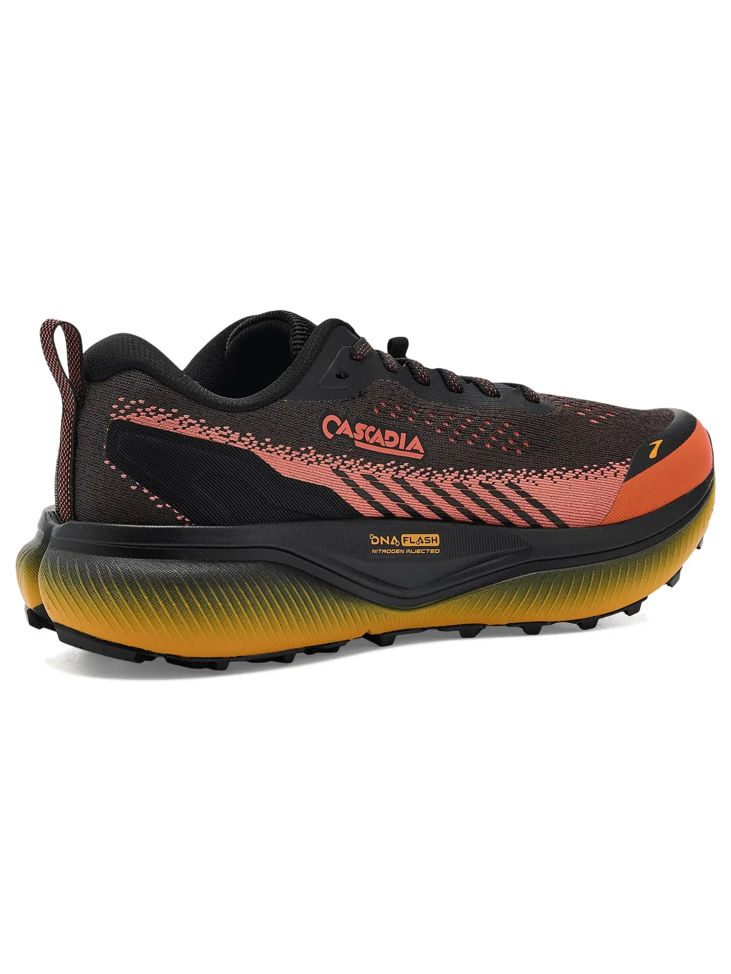 Кроссовки Cascadia 20 Brooks — изображение 3 из 4, черный//оранжевый
