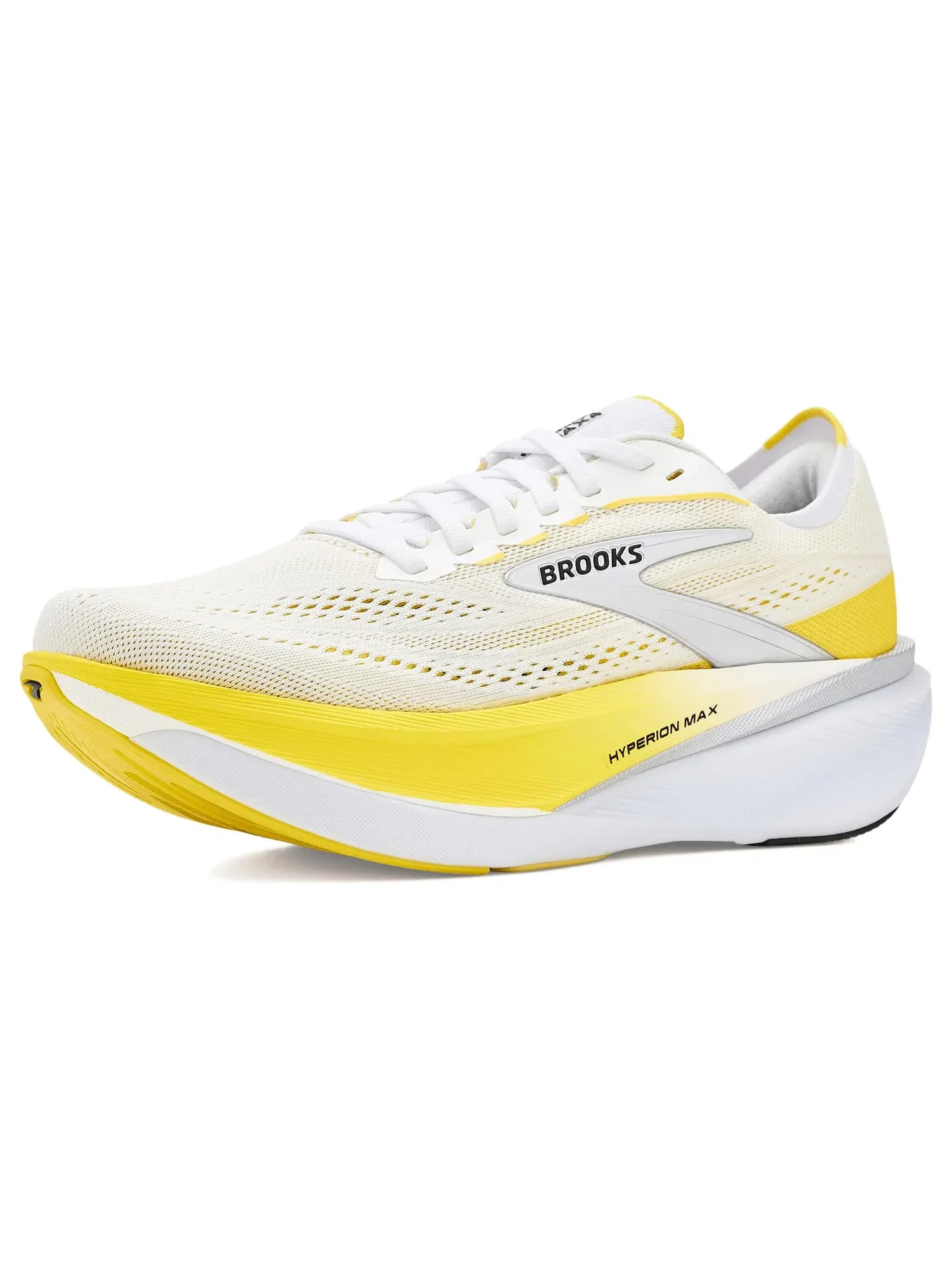 Кроссовки Hyperion Max 4 Brooks — изображение 1 из 4, белый/желтый/черный
