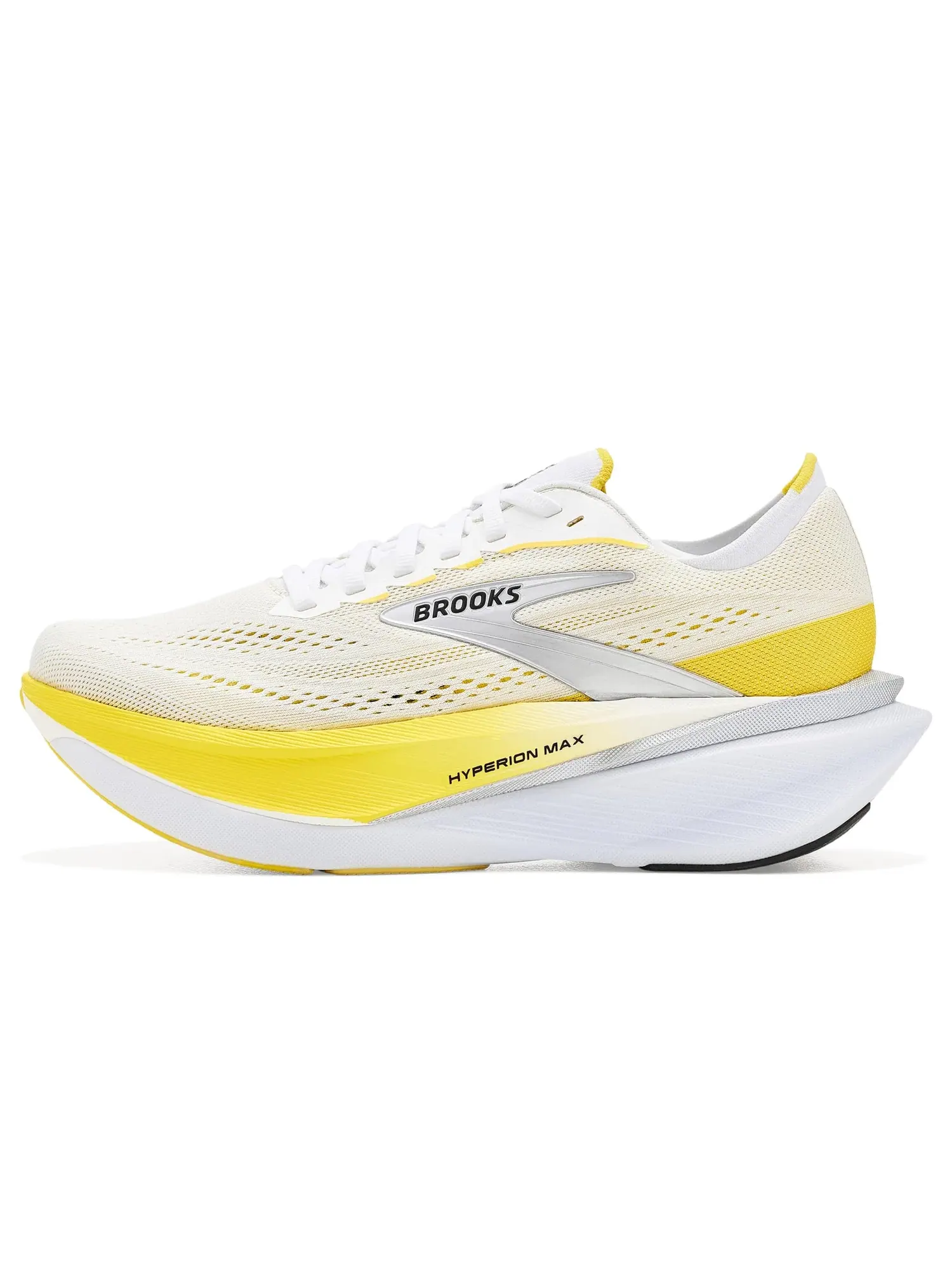 Кроссовки Hyperion Max 4 Brooks — изображение 4 из 4, белый/желтый/черный