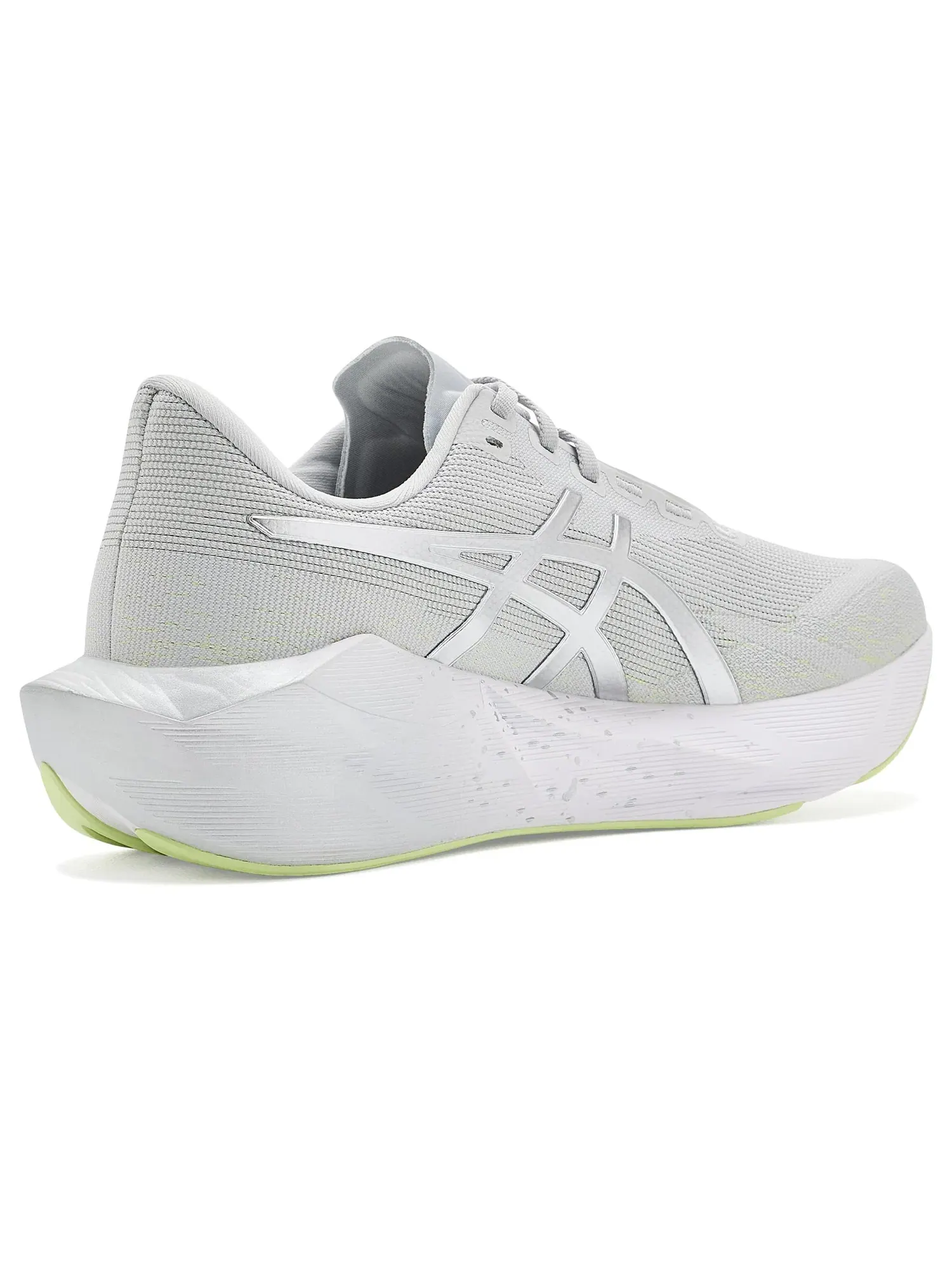 Кроссовки Novablast 6 Platinum Asics — изображение 3 из 4, платиновый/зеленый
