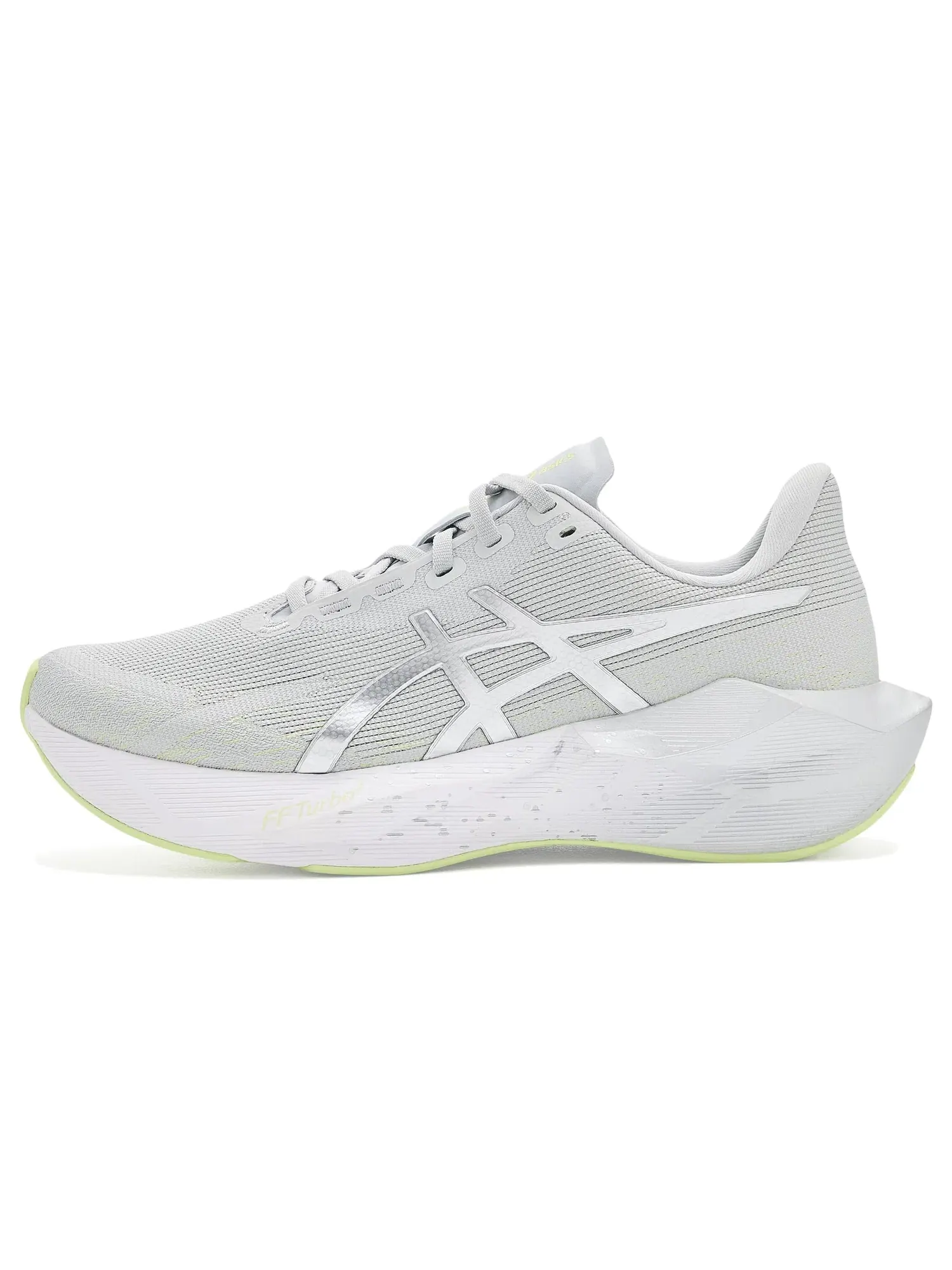 Кроссовки Novablast 6 Platinum Asics — изображение 4 из 4, платиновый/зеленый