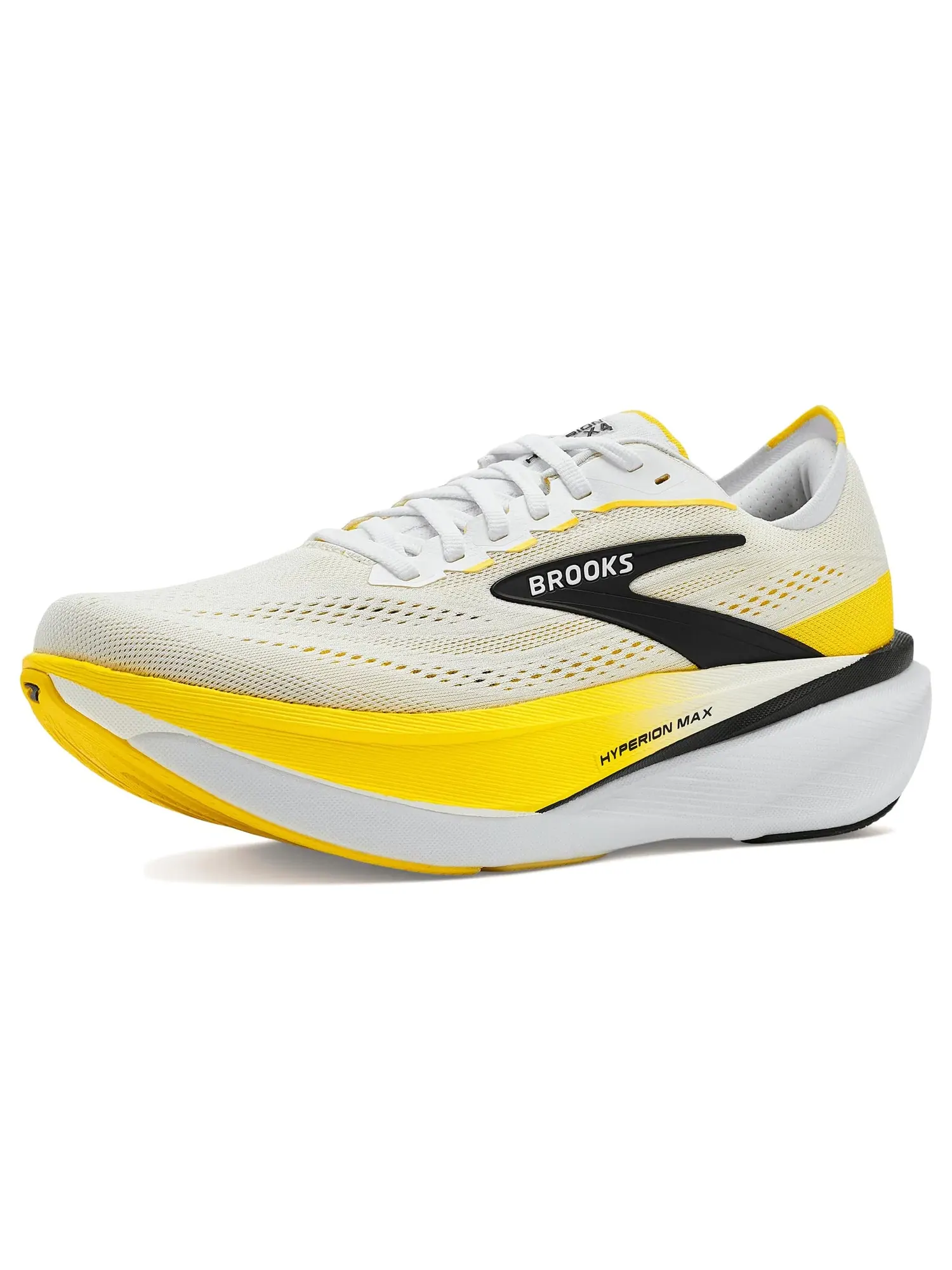 Кроссовки Hyperion Max 4 Brooks — изображение 1 из 4, белый/желтый/черный