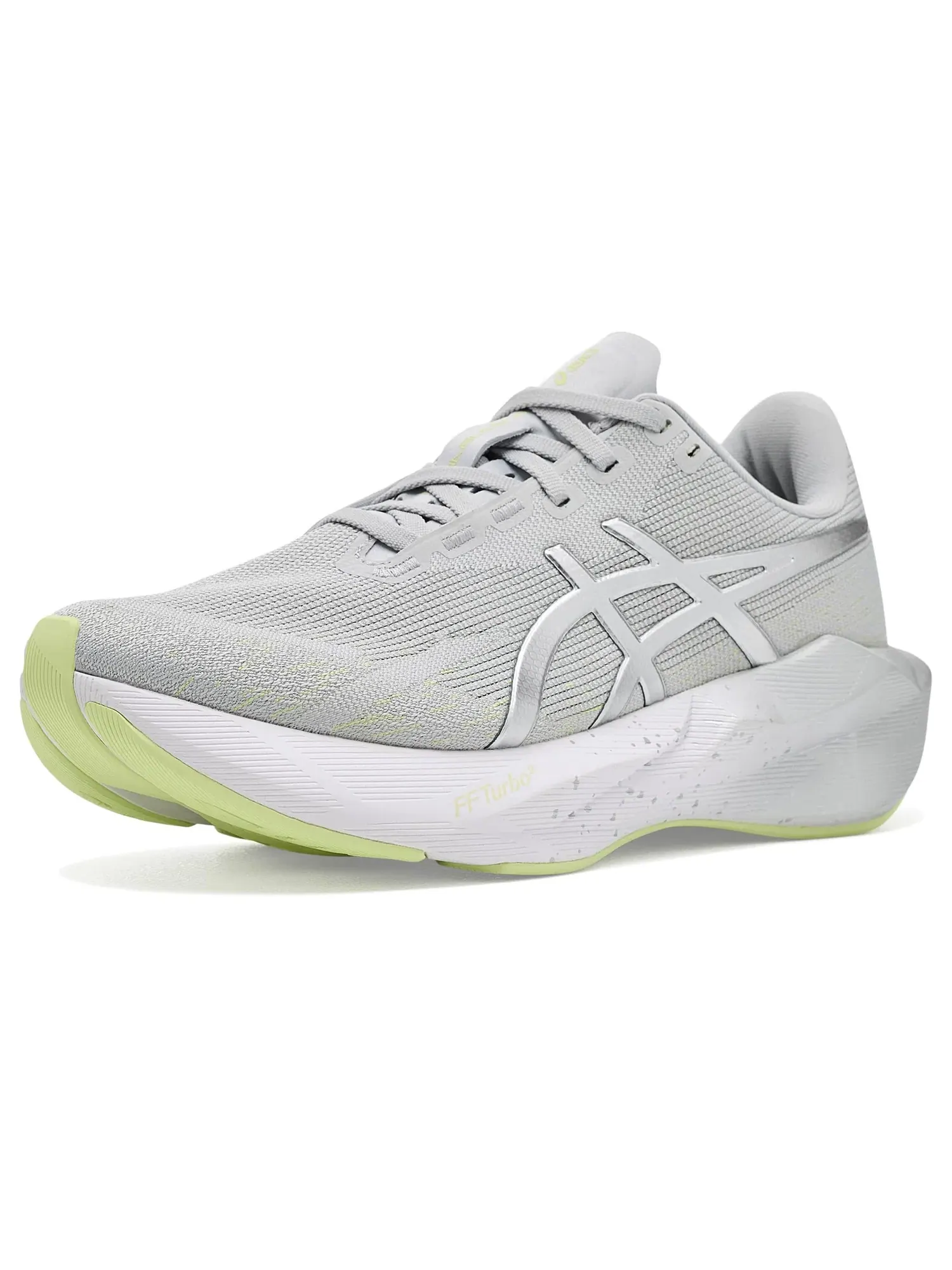 Кроссовки Novablast 6 Platinum Asics — изображение 1 из 4, платиновый/зеленый