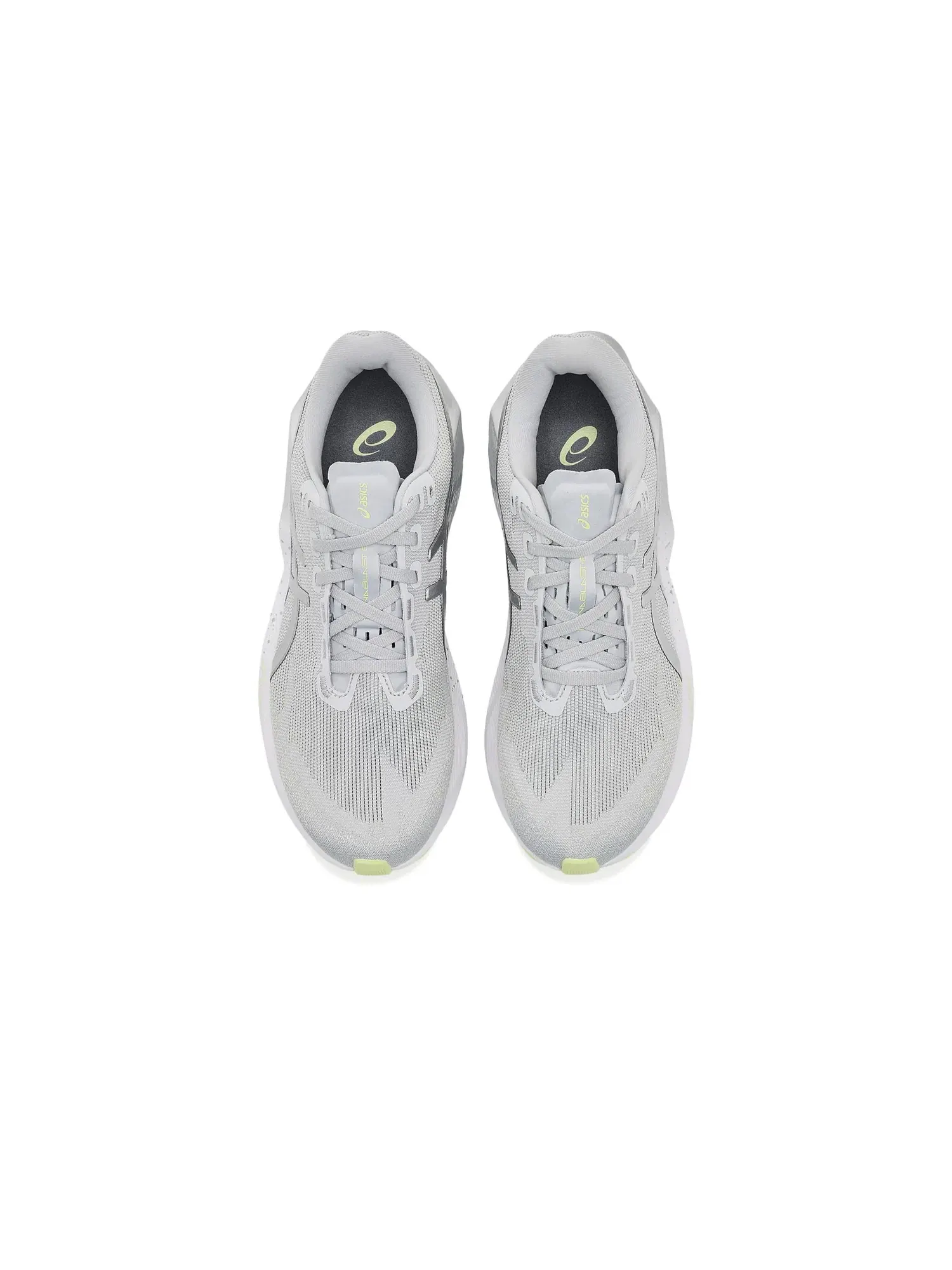 Кроссовки Novablast 6 Platinum Asics — изображение 2 из 4, платиновый/зеленый