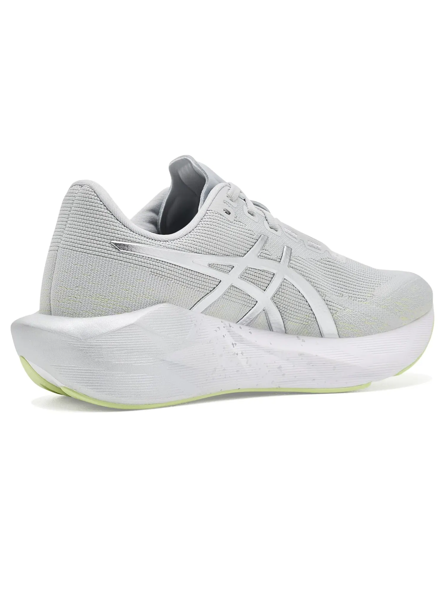 Кроссовки Novablast 6 Platinum Asics — изображение 3 из 4, платиновый/зеленый