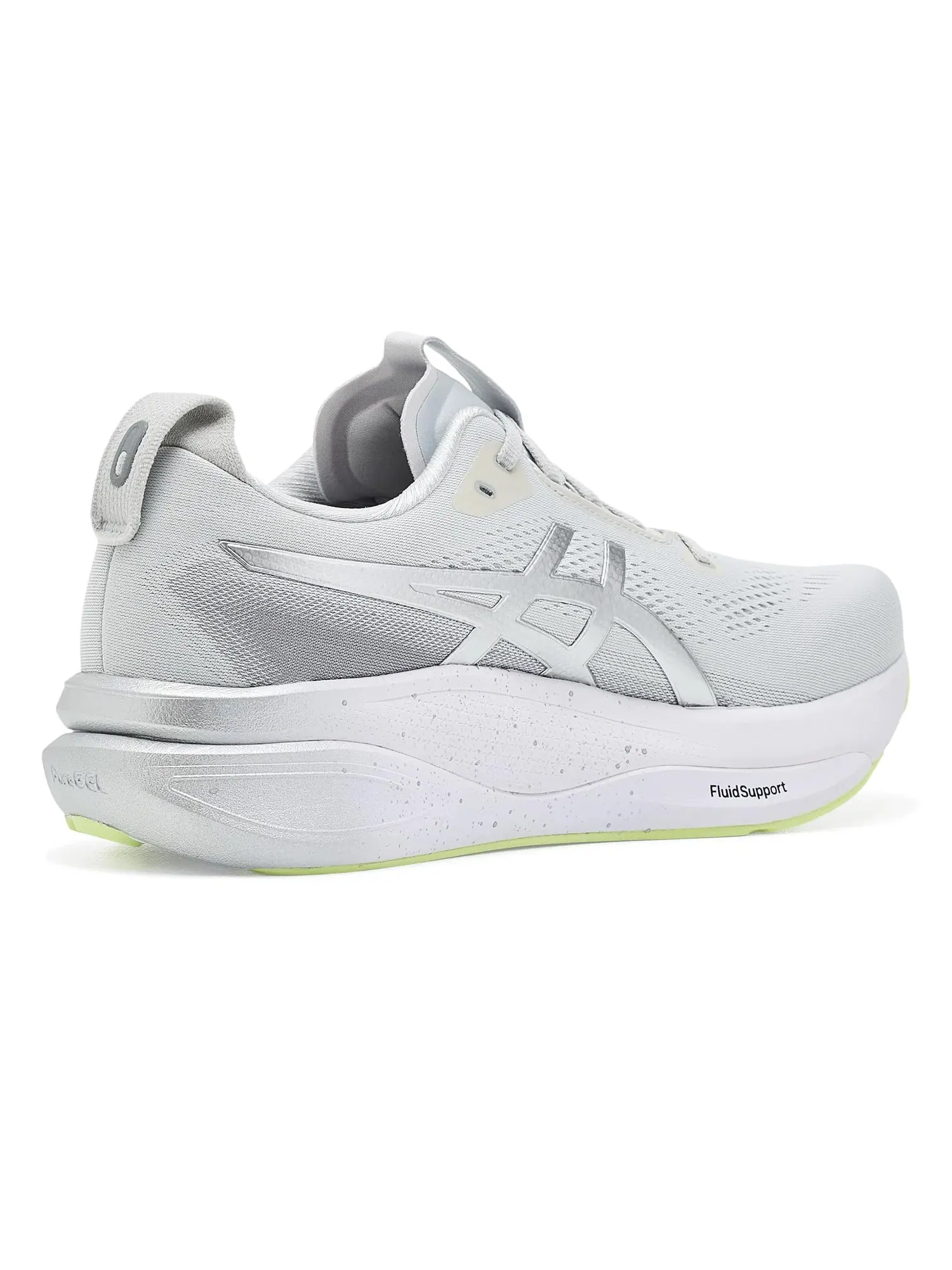 Кроссовки GEL-Kayano 33 Platinum Asics — изображение 3 из 4, платиновый/зеленый