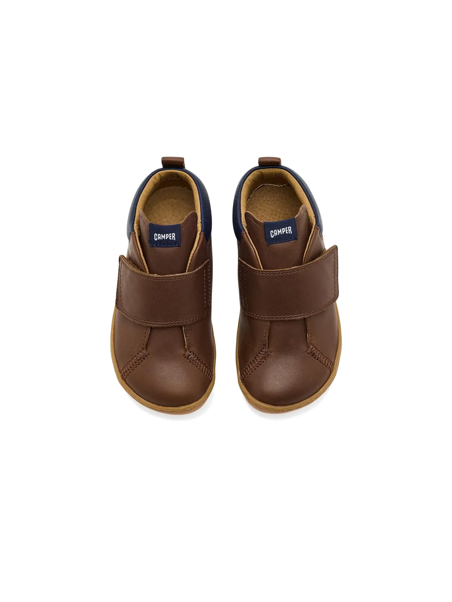 Кроссовки Peu Cami First Walker Twins (для малышей) Camper Kids — изображение 2 из 4, коричневый