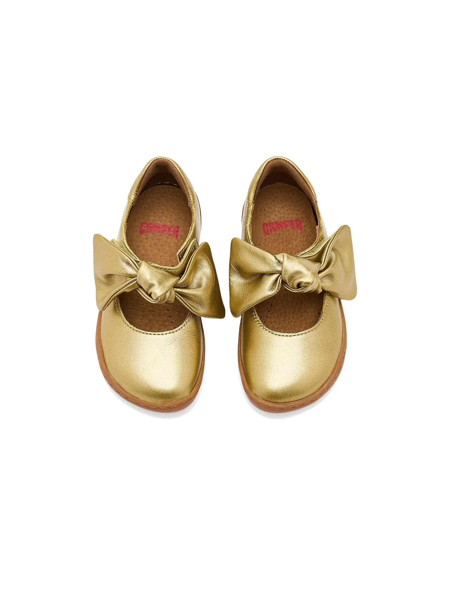 Балетки Peu Cami First Walker Twins (для малышей) Camper Kids — изображение 2 из 4, золото