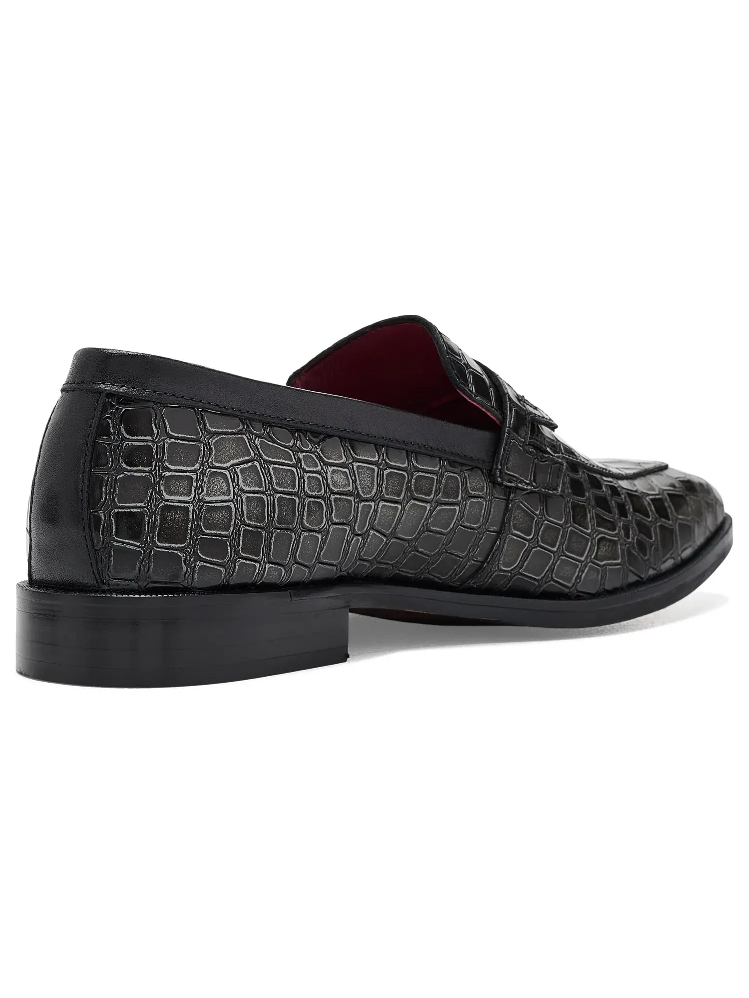 Лоферы Nocturne Penny Loafers Carlos By Carlos Santana — изображение 3 из 4, серый