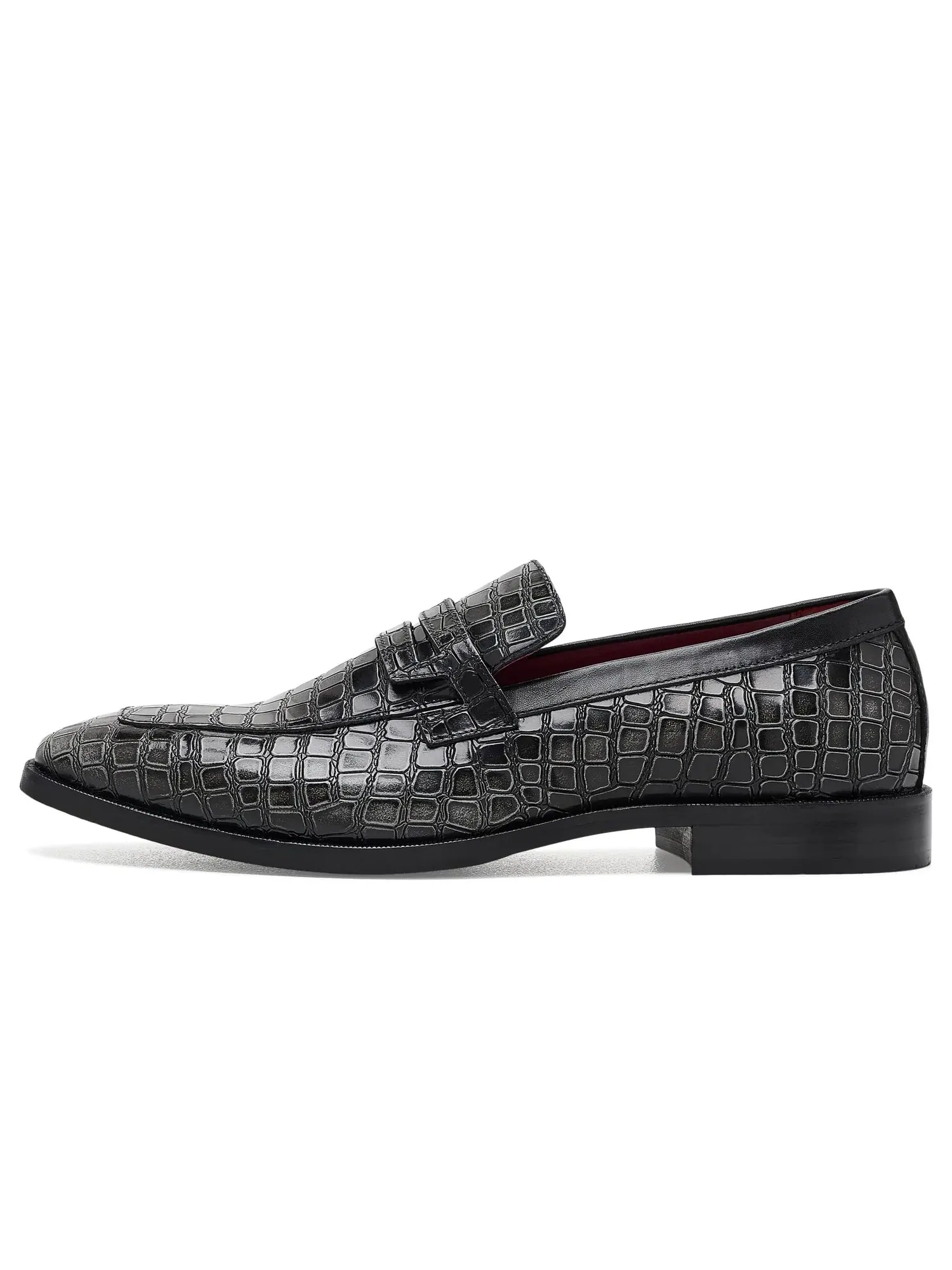 Лоферы Nocturne Penny Loafers Carlos By Carlos Santana — изображение 4 из 4, серый