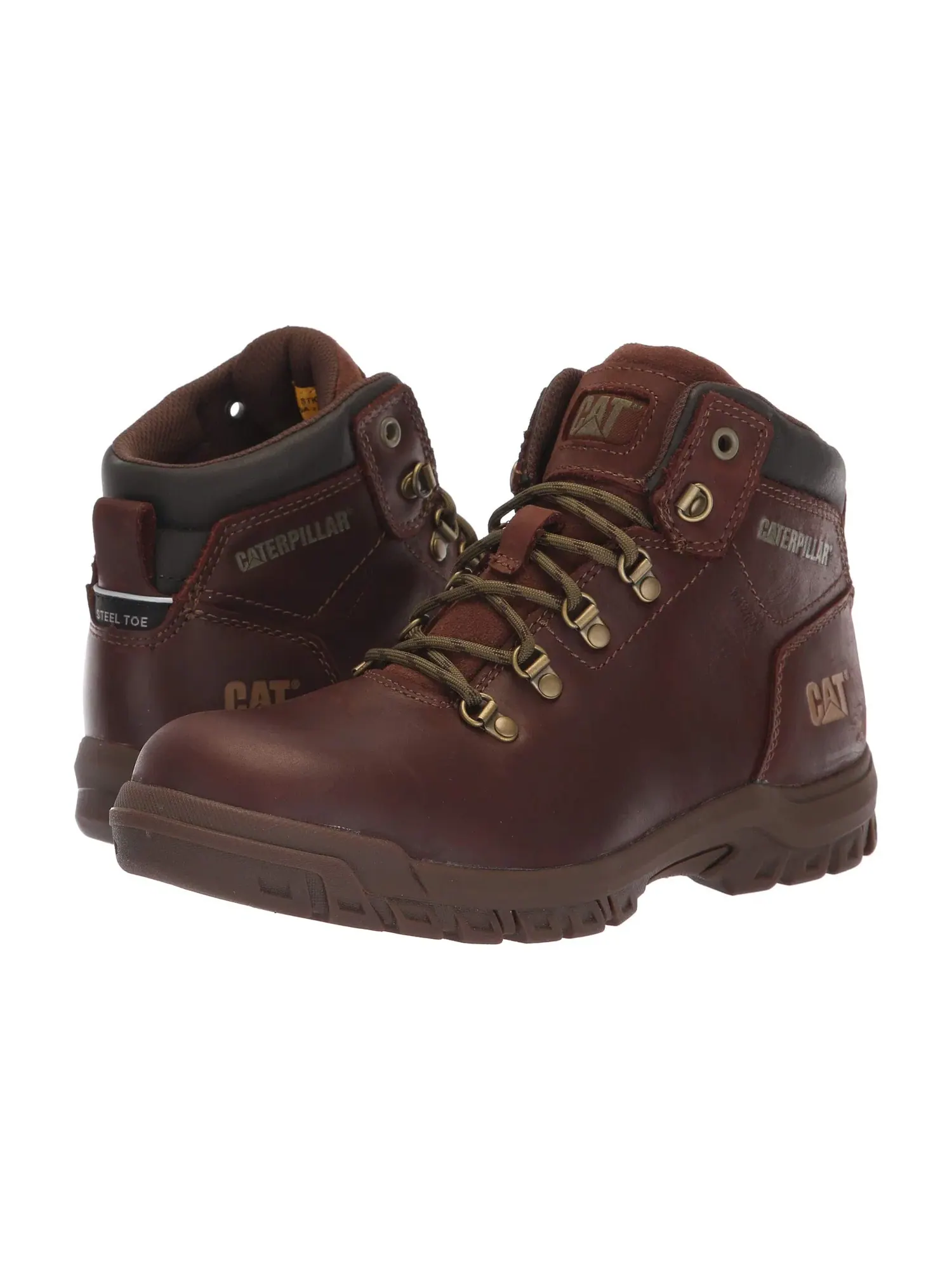 Рабочие ботинки Mae Steel Toe WP Caterpillar — изображение 1 из 4, какао