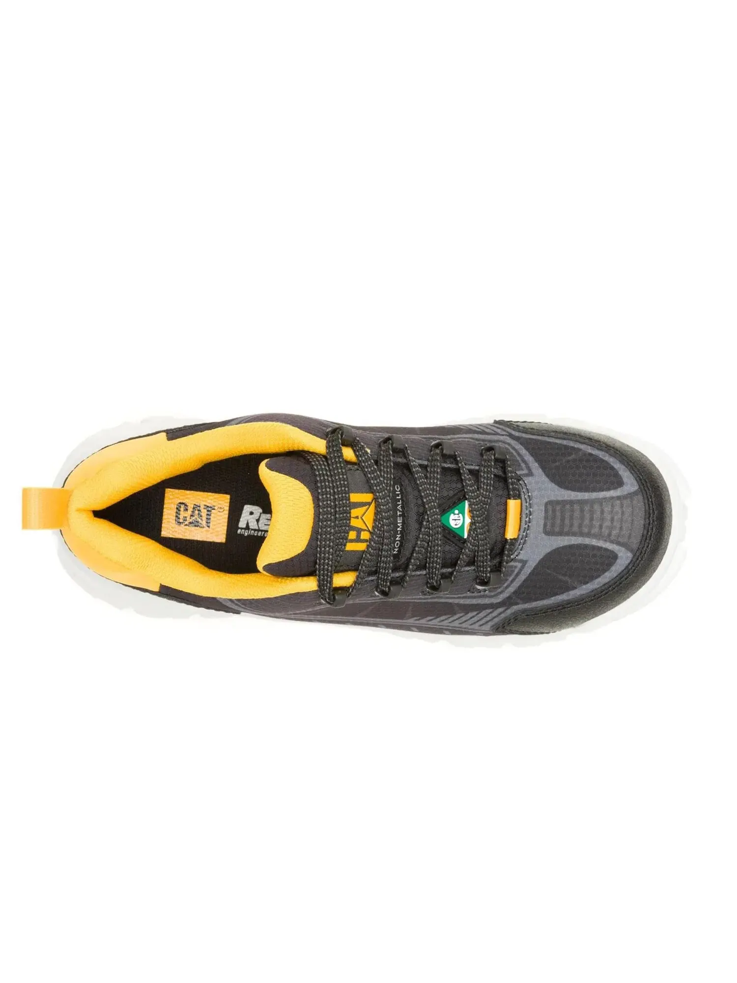 Кроссовки INVADER SPORT LO MESH CT CSA/W BK/CAT YL Caterpillar — изображение 2 из 4, черный/желтый