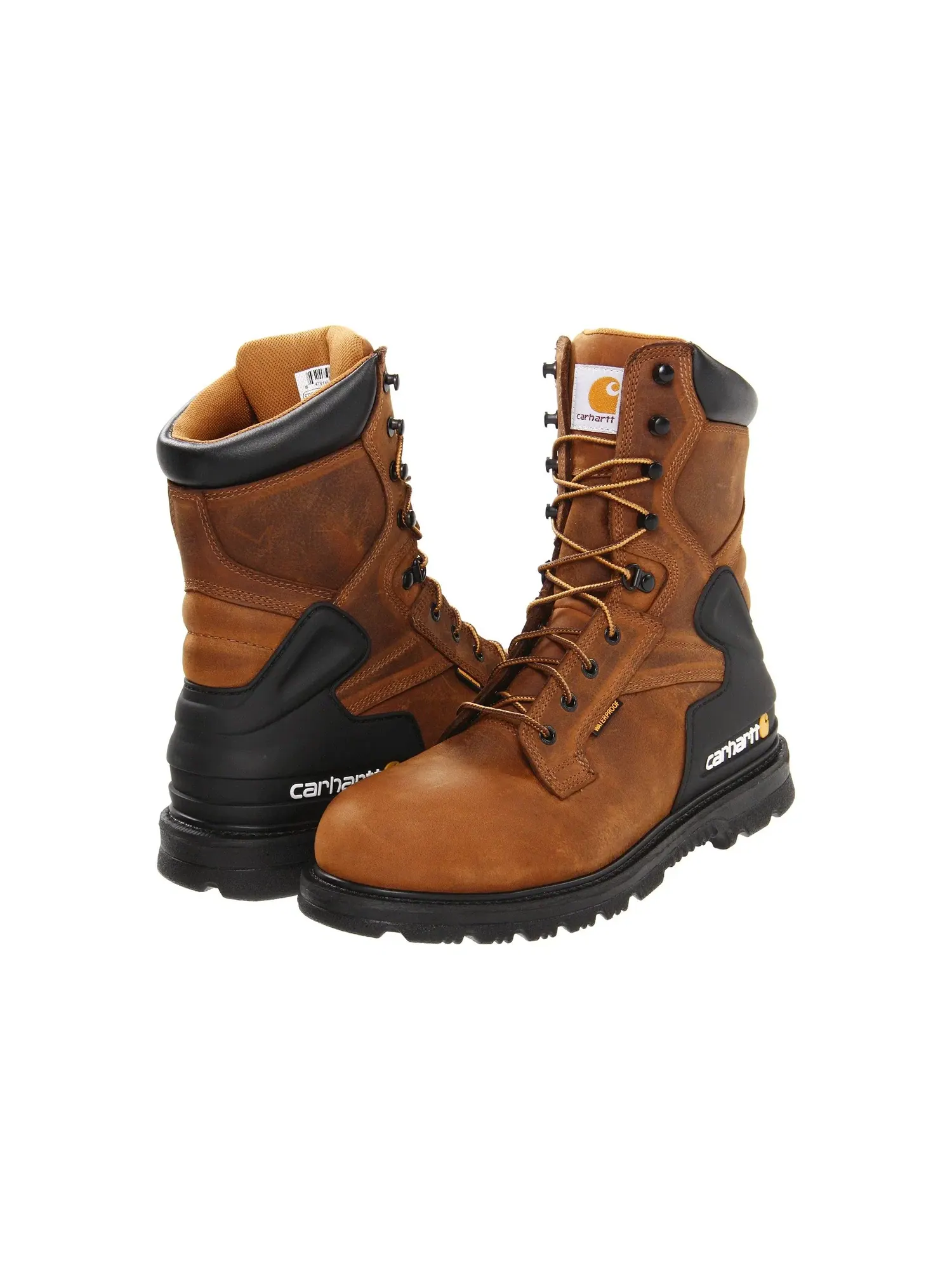 Ботинки CMW8200 с защитным носком, 8 дюймов Carhartt — изображение 1 из 4, коричневый