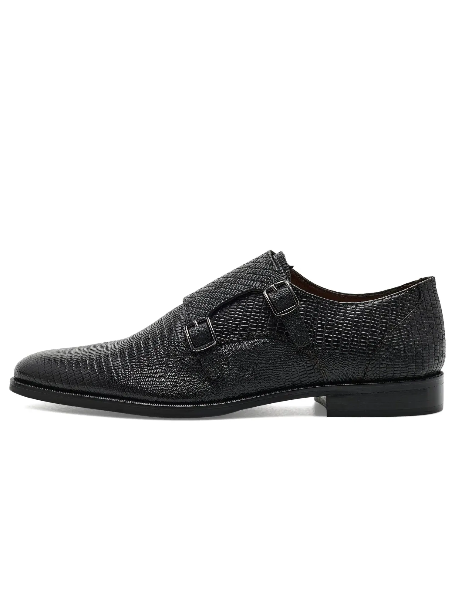 Оксфорды с двойным ремешком Jack Double Monk Strap Carlos By Carlos Santana — изображение 4 из 4, черный