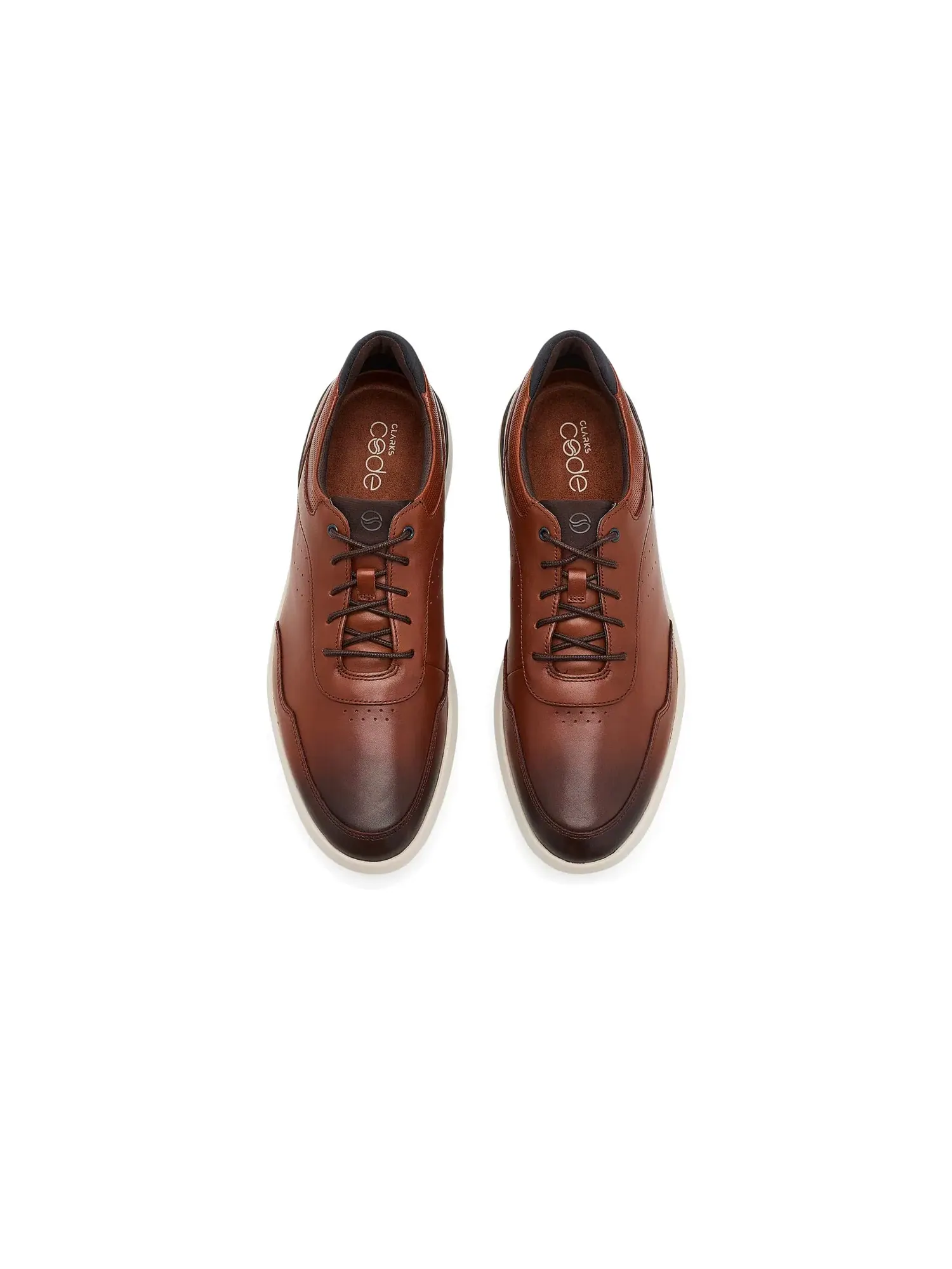 Оксфорды Code H Vibe Clarks — изображение 2 из 4, бежевый
