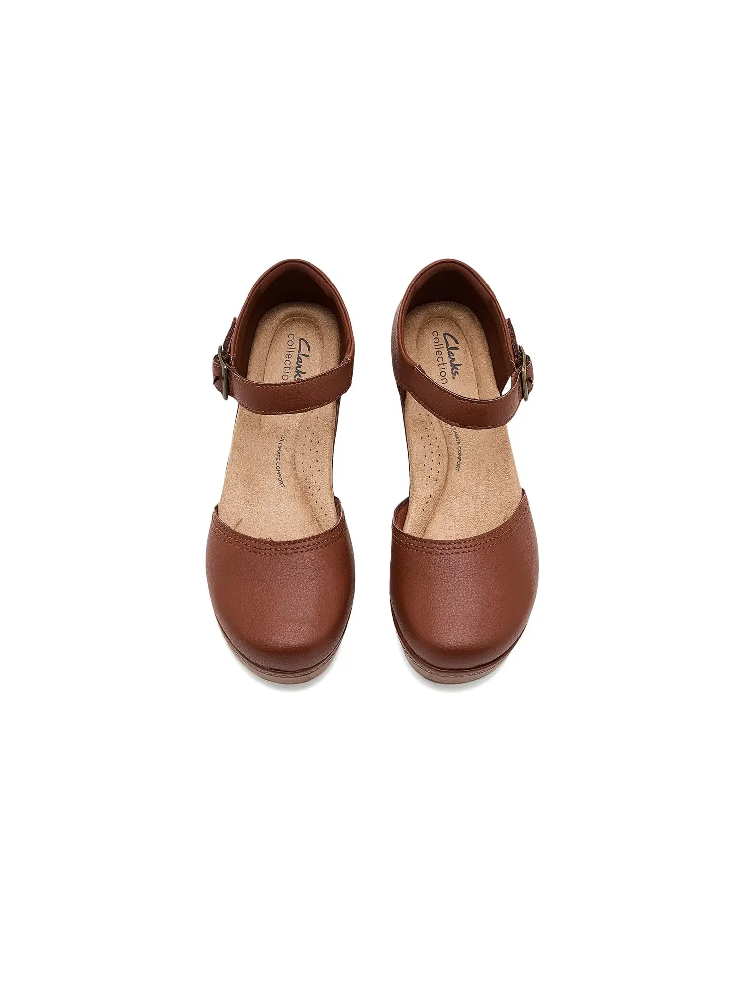 Сабо Paizlee Leah Clarks — изображение 2 из 4, коричная кожа