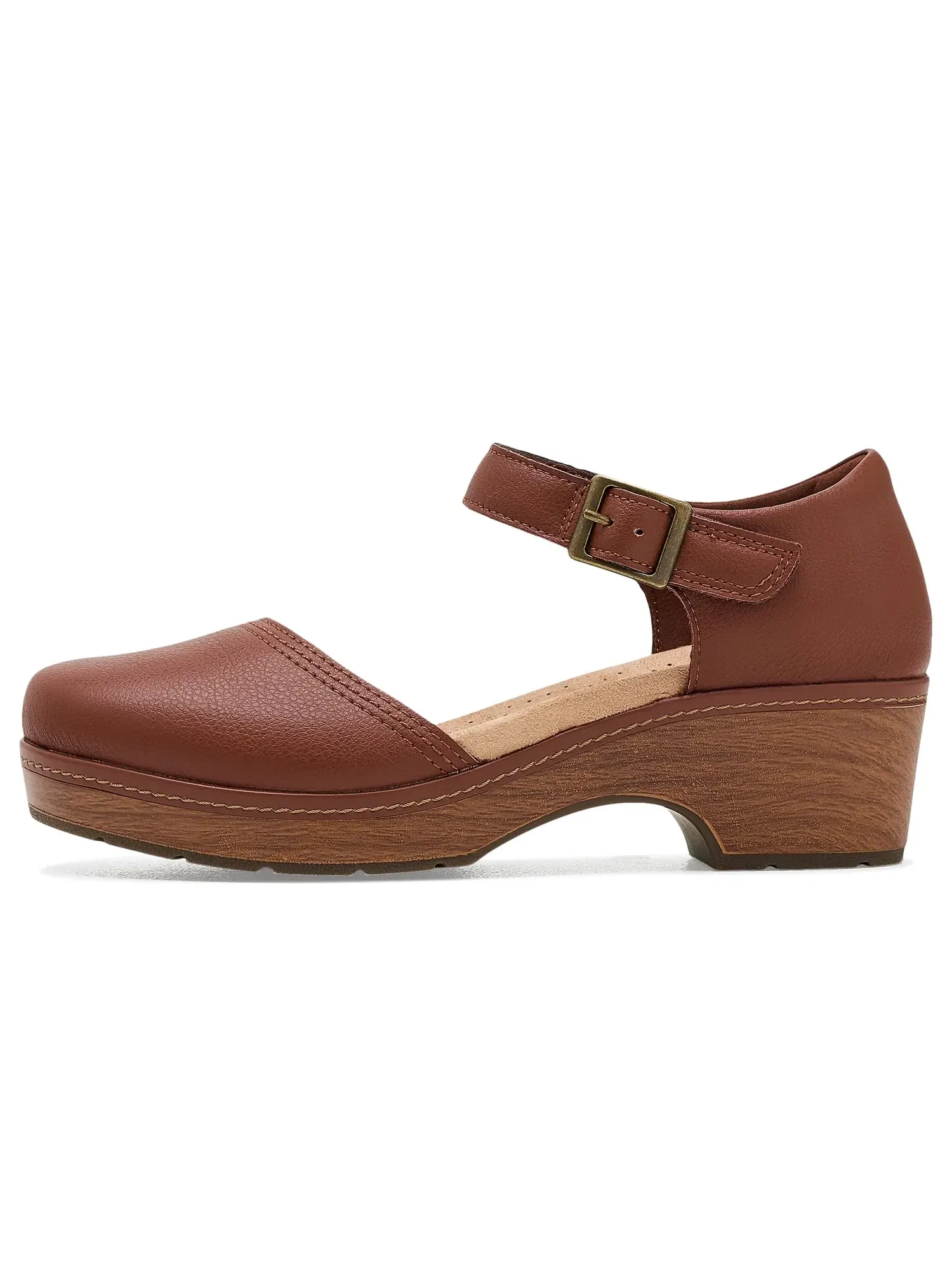 Сабо Paizlee Leah Clarks — изображение 4 из 4, коричная кожа