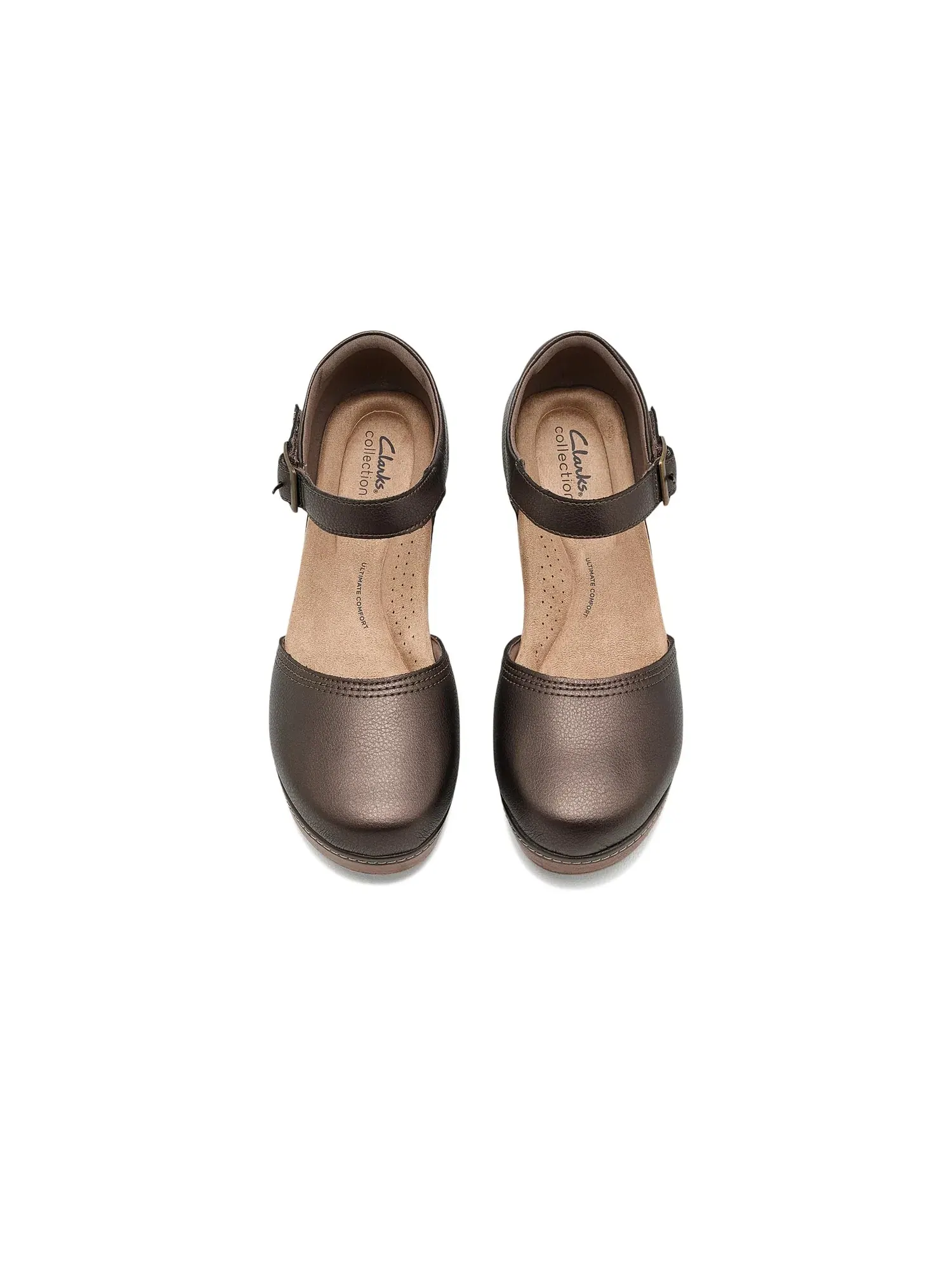 Сабо Paizlee Leah Clarks — изображение 2 из 4, серебристый