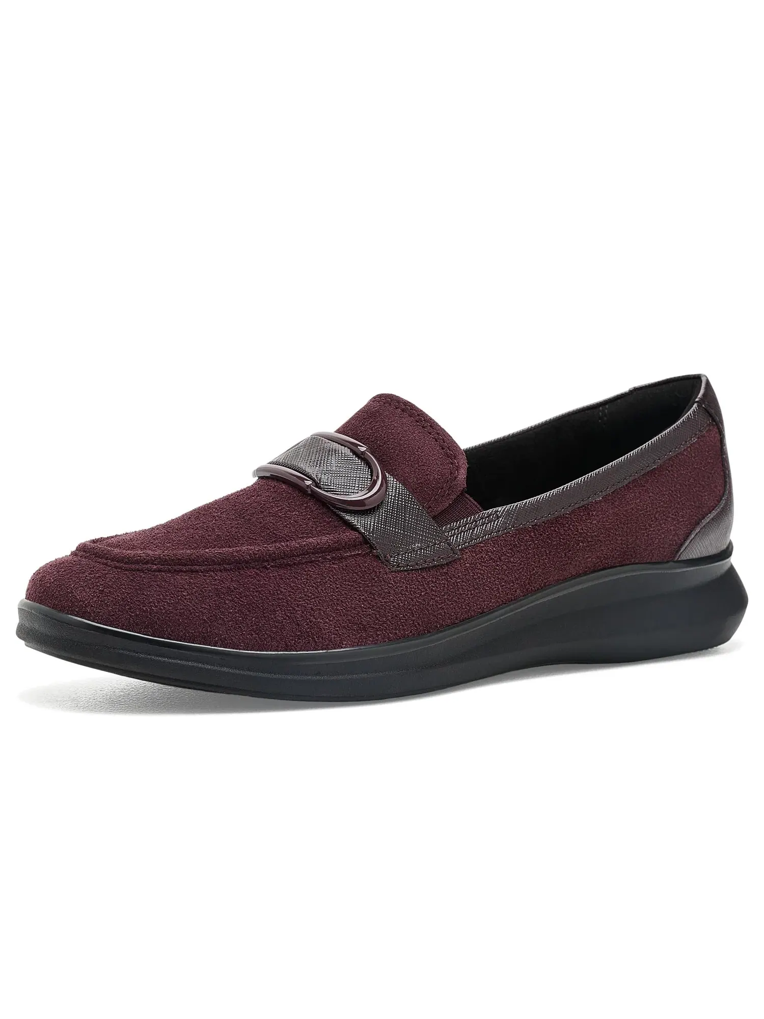 Лоферы Lynell Bay Clarks — изображение 1 из 4, винный