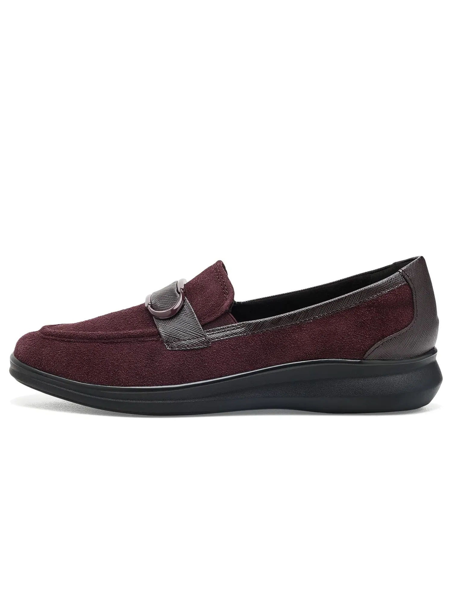 Лоферы Lynell Bay Clarks — изображение 4 из 4, винный