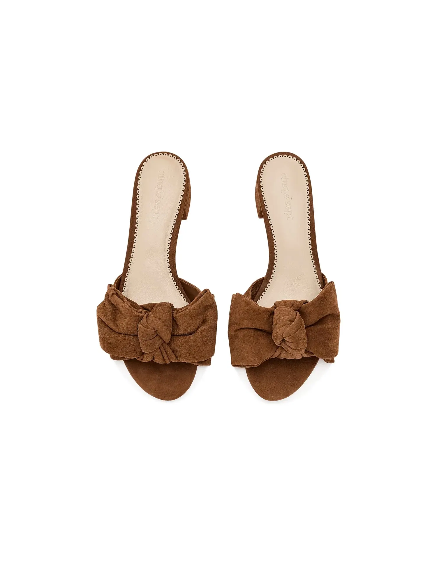 Слайды Faith Suede Slides Cinq À Sept — изображение 2 из 4, коричневый