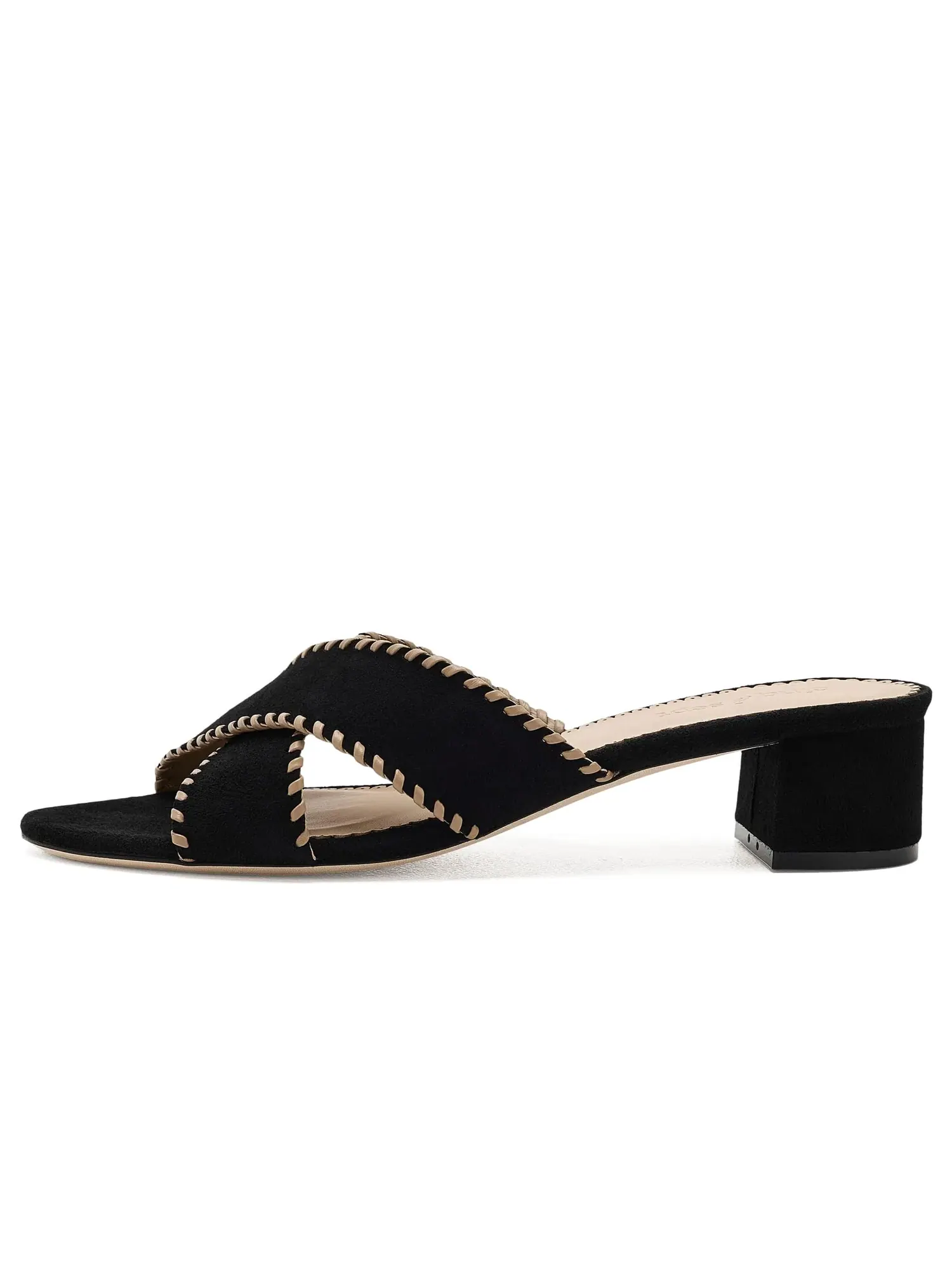 Сандалии Amanda Crisscross из замши Cinq À Sept — изображение 4 из 4, черный/коричневый