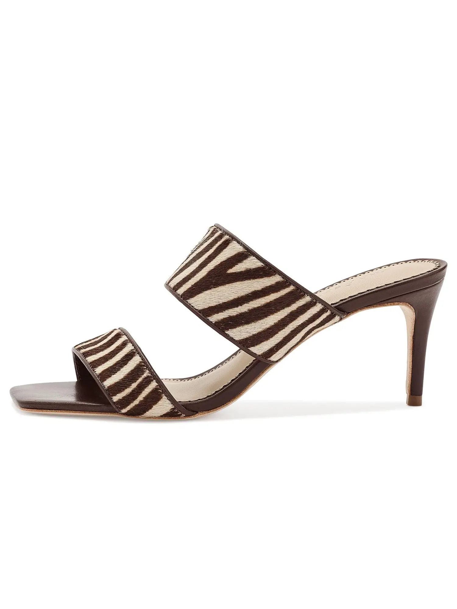 Сандалии Sutton Zebra с меховой отделкой Cinq À Sept — изображение 4 из 4, слоновая кость