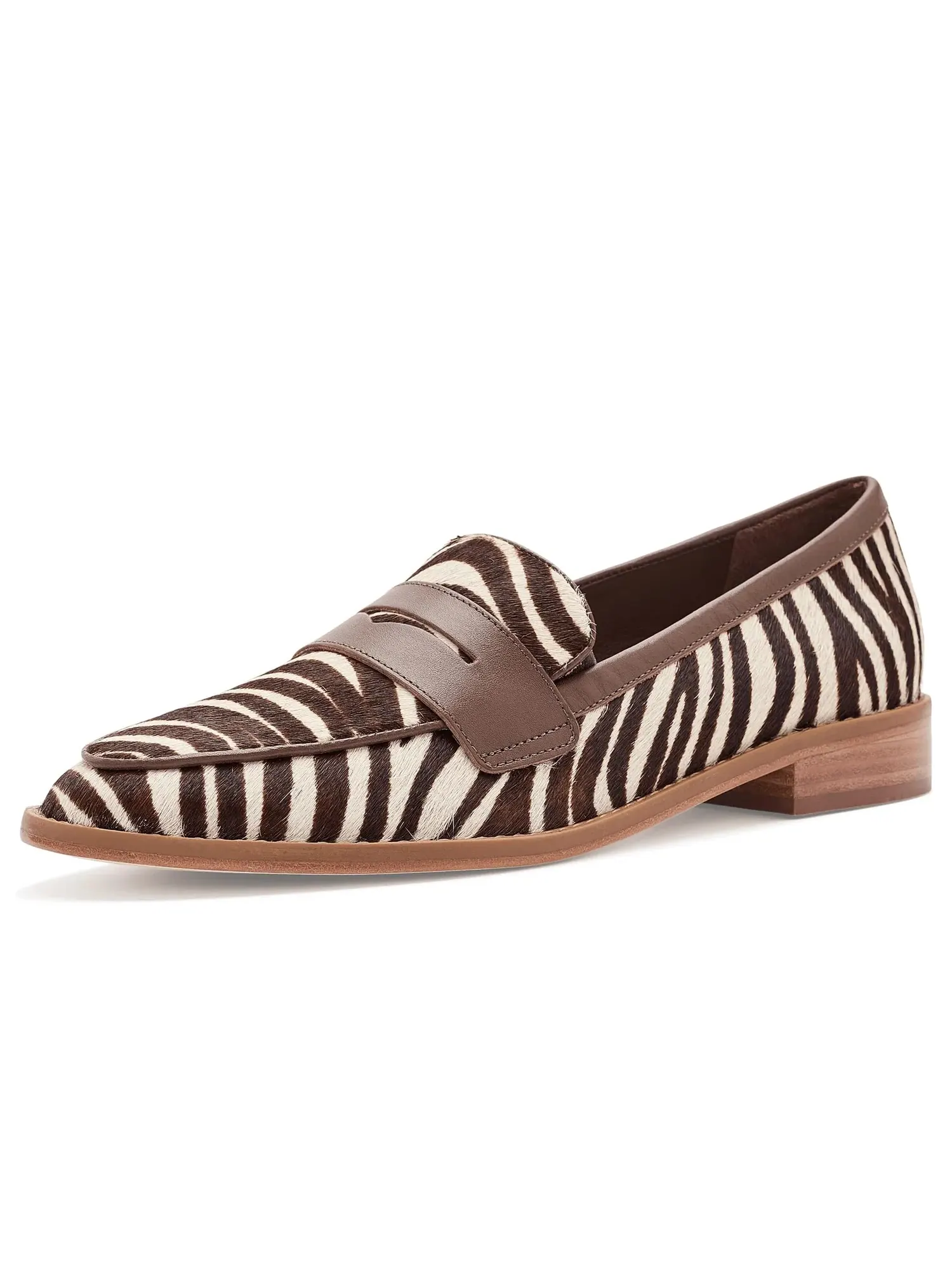 Лоферы Gretta Zebra Haircalf Cinq À Sept — изображение 1 из 4, слоновая кость