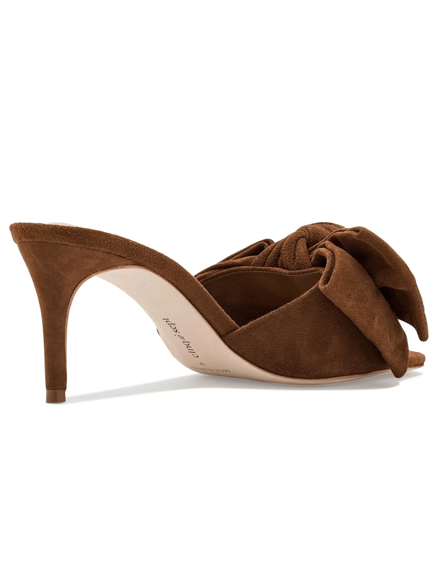 Мюли Felicity Suede Mule Cinq À Sept — изображение 3 из 4, коричневый