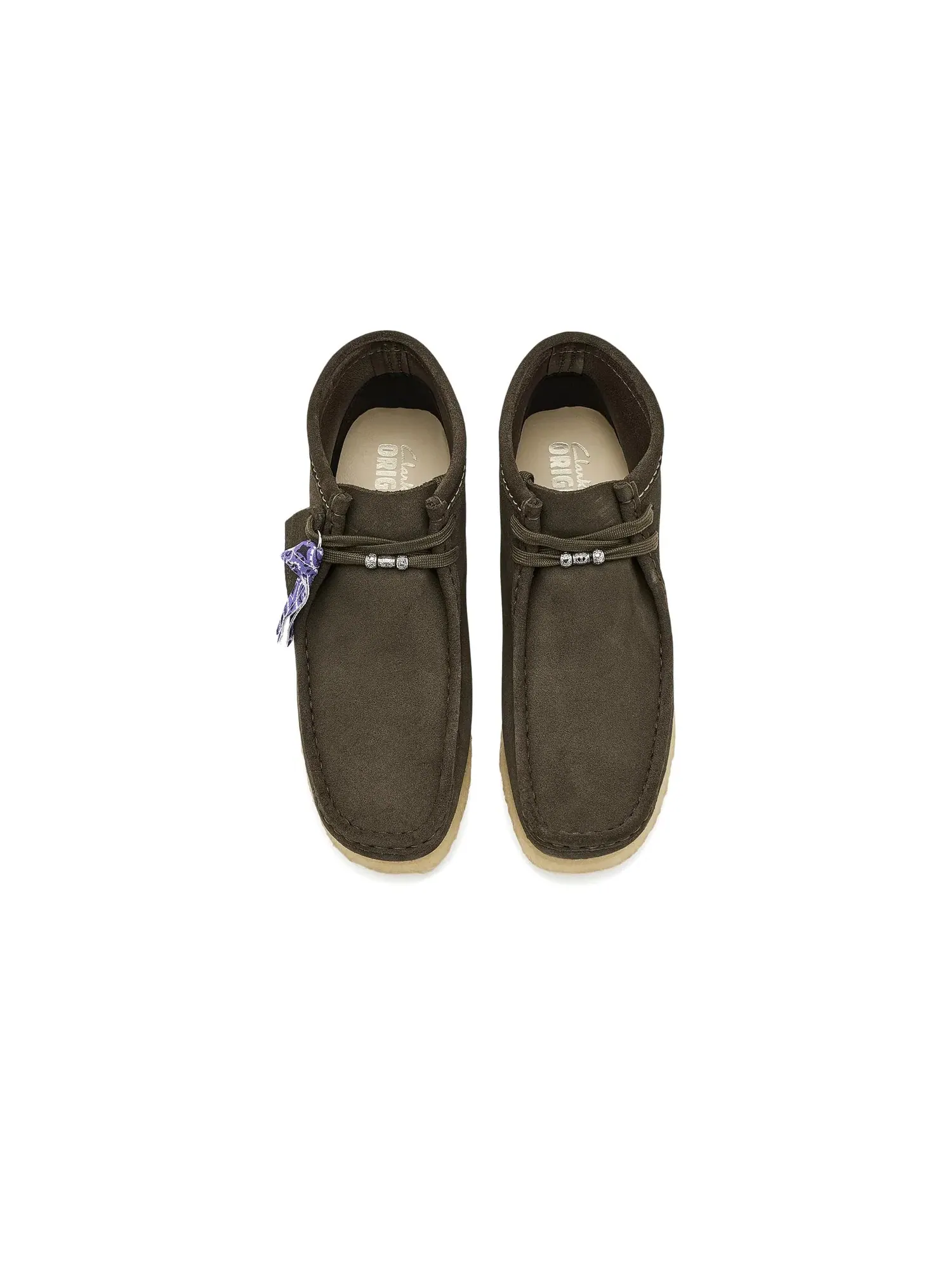 Ботинки Wallabee Clarks — изображение 2 из 4, темный зеленый