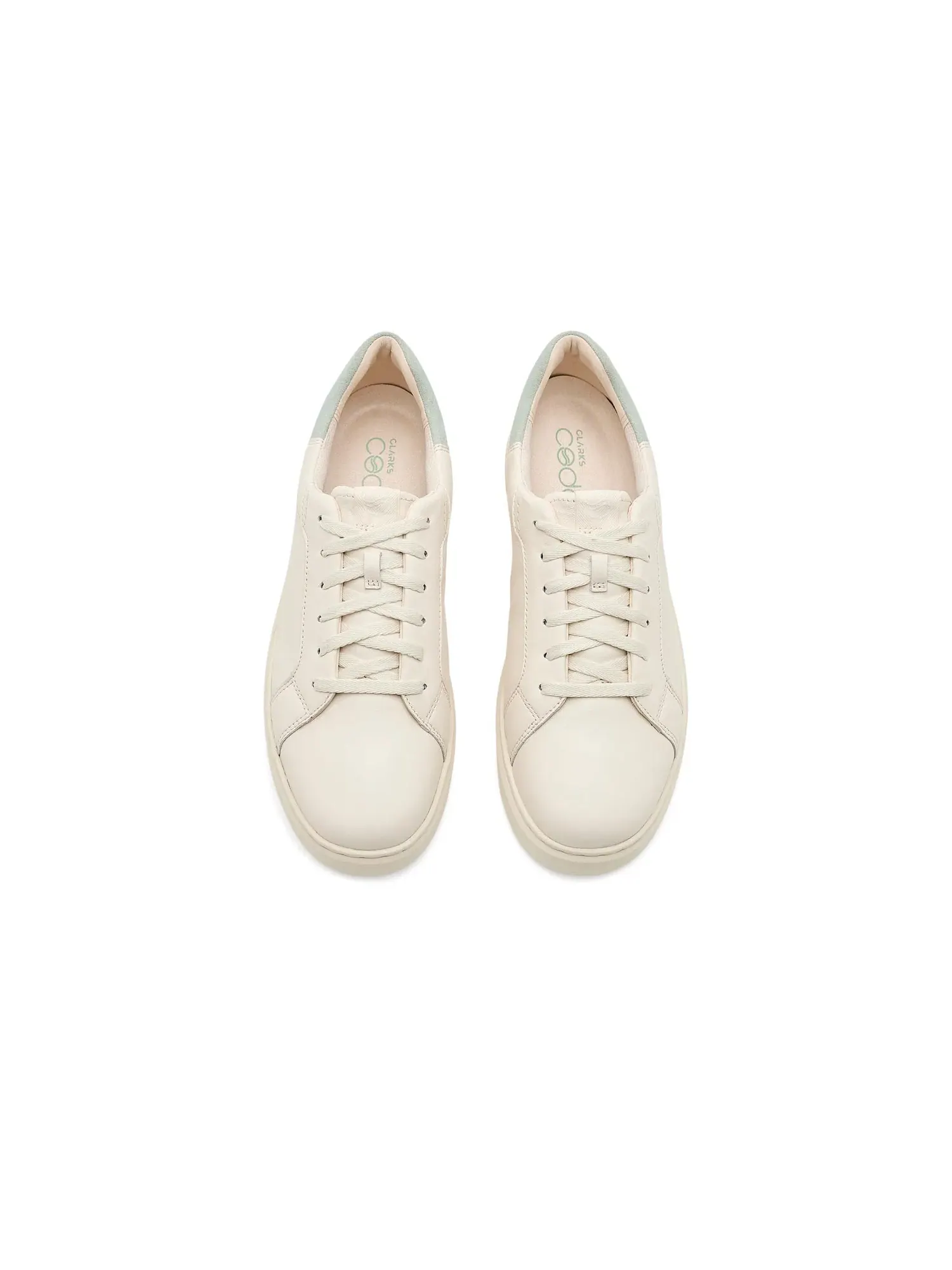 Кроссовки Code C Lace Clarks — изображение 2 из 4, кремовый мульти