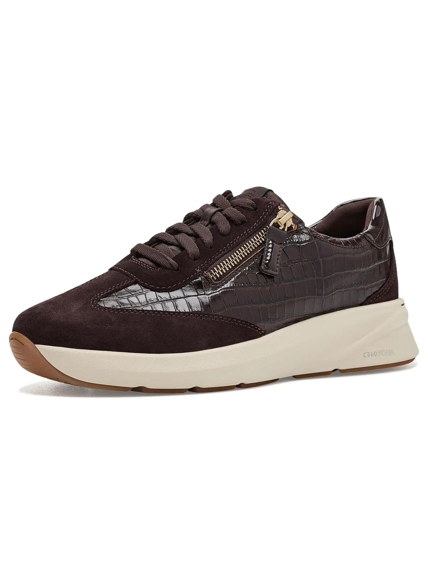 Кроссовки Code R Run Clarks — изображение 1 из 4, коричневый
