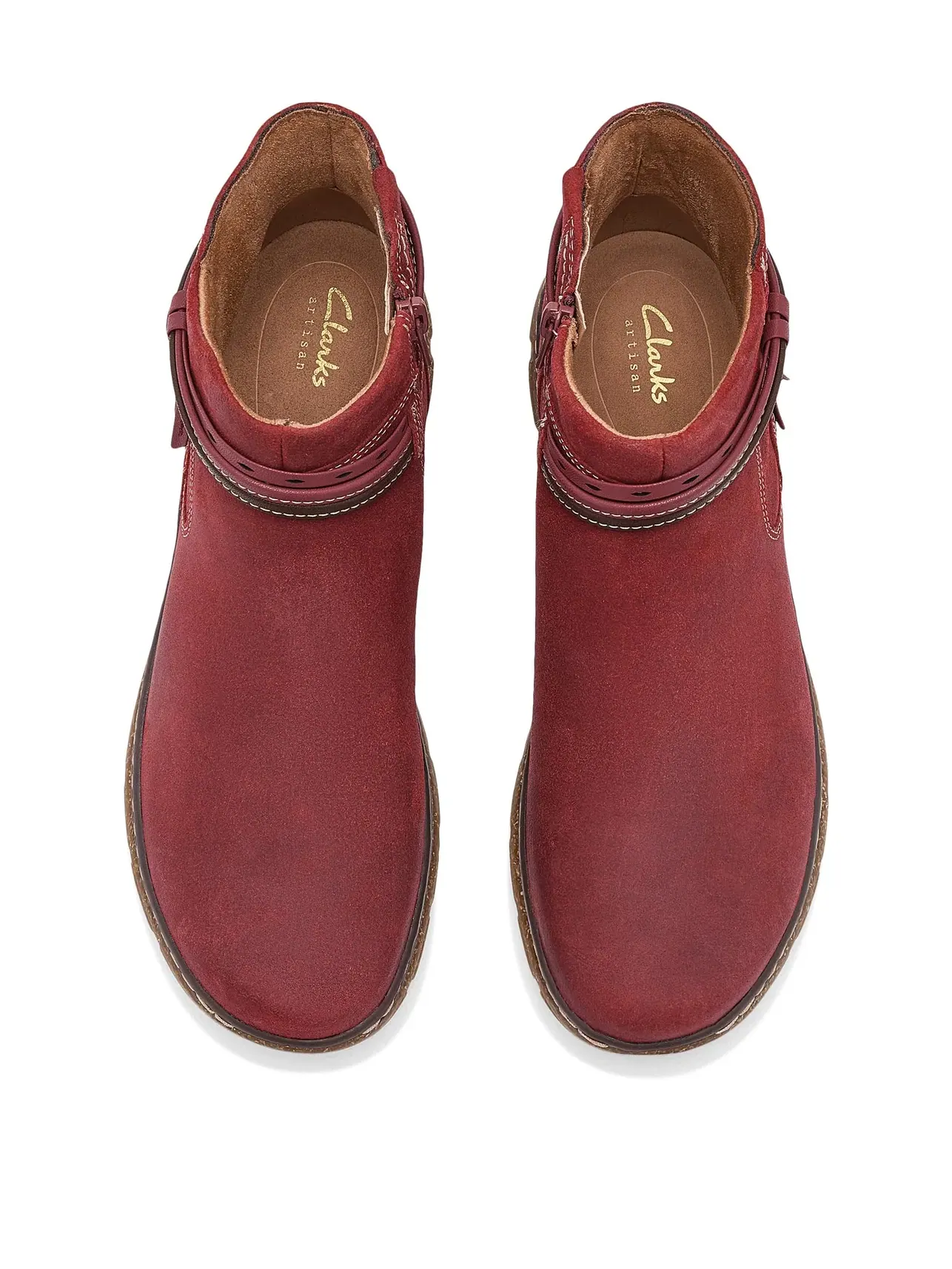 Ботинки Orlene Roam Clarks — изображение 2 из 4, темный красный
