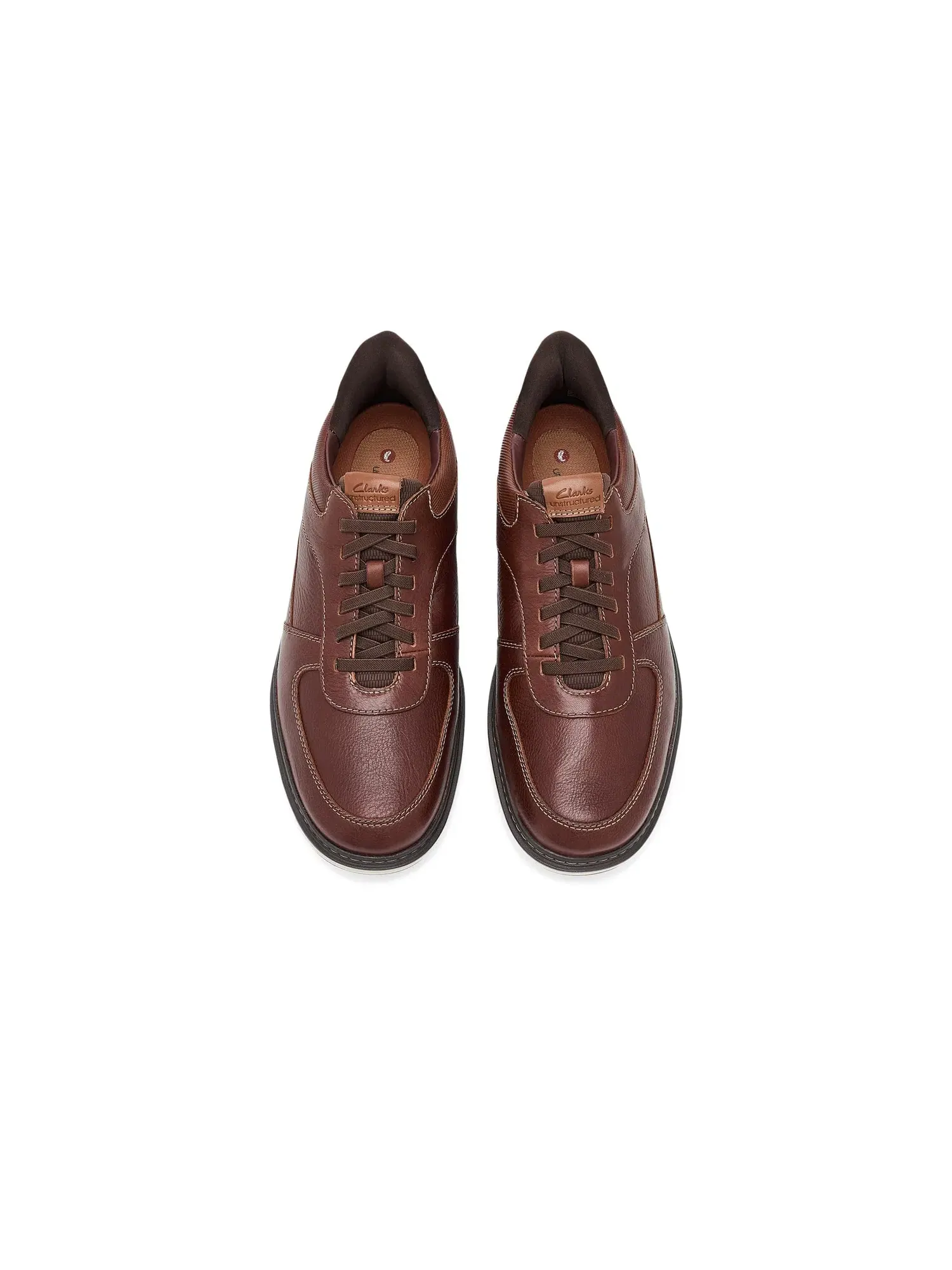 Кроссовки Un Briley Tie Clarks — изображение 2 из 4, темный бежевый