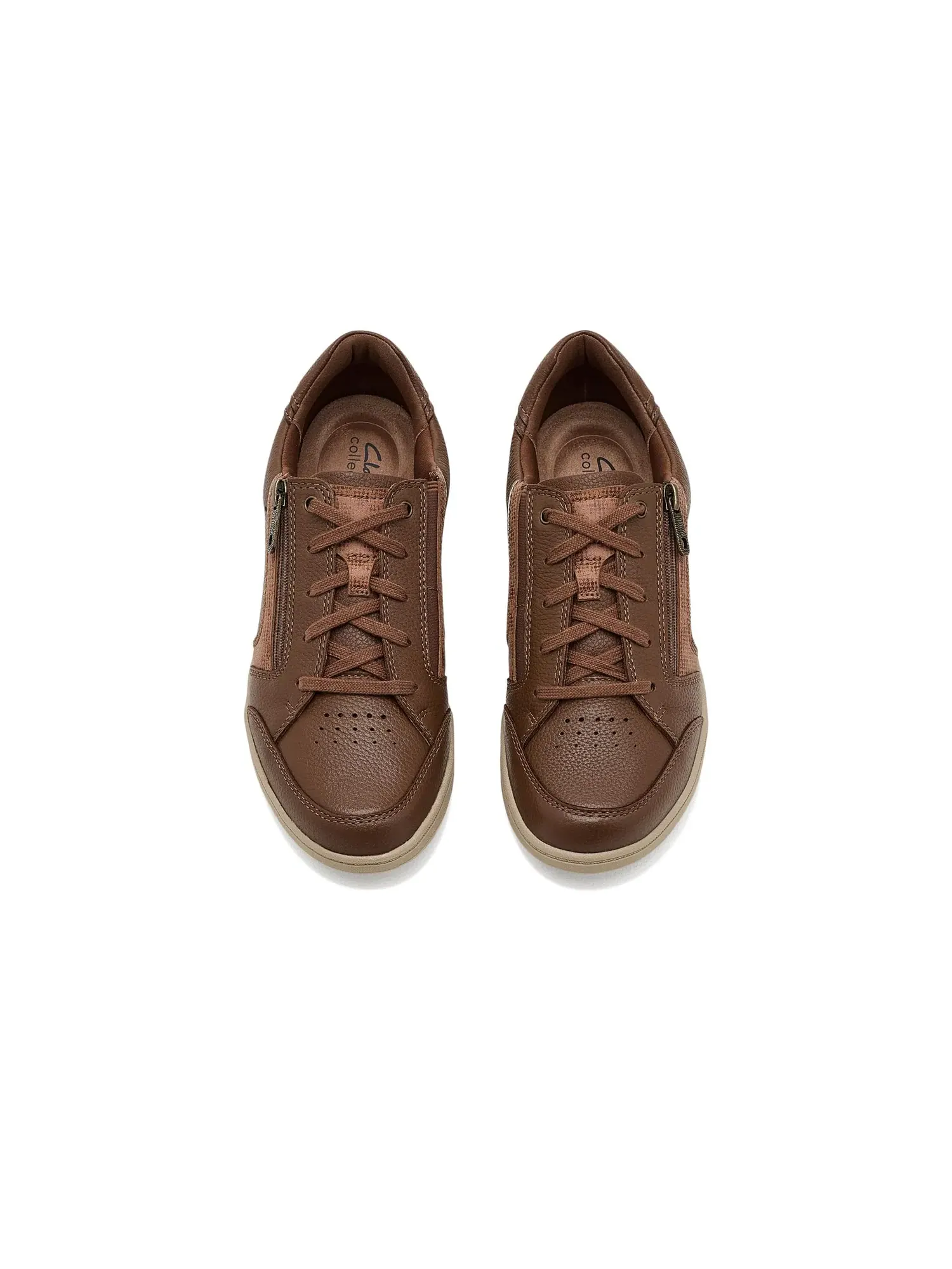 Кроссовки Bryianne Dazz Clarks — изображение 2 из 4, темный бежевый