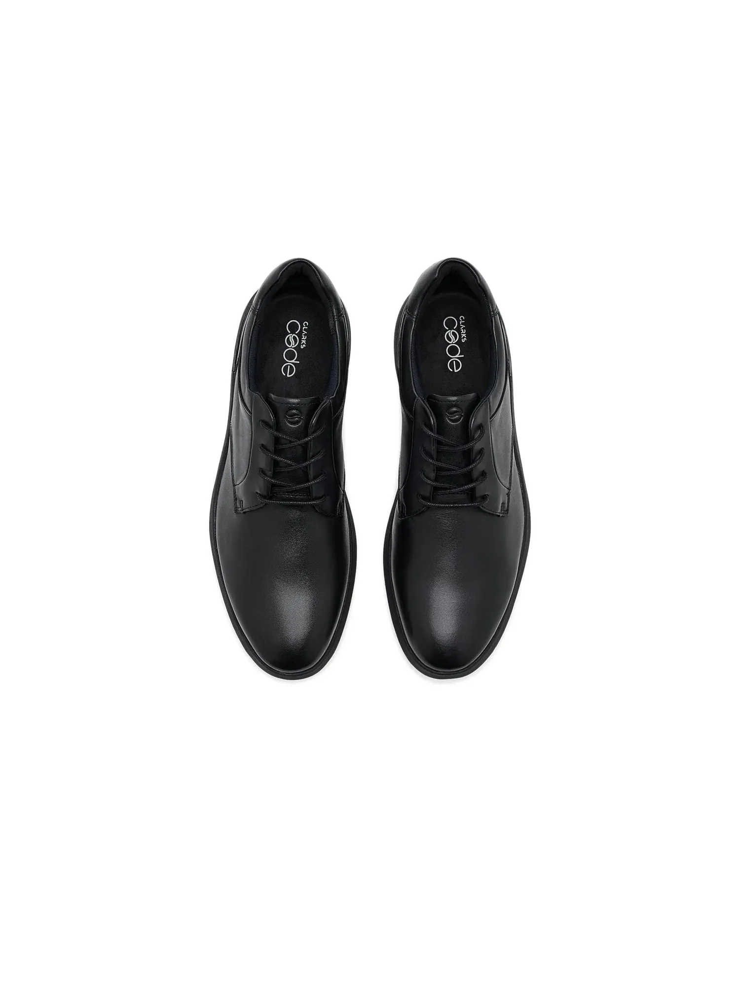 Оксфорды Code H Plain Clarks — изображение 2 из 4, черный