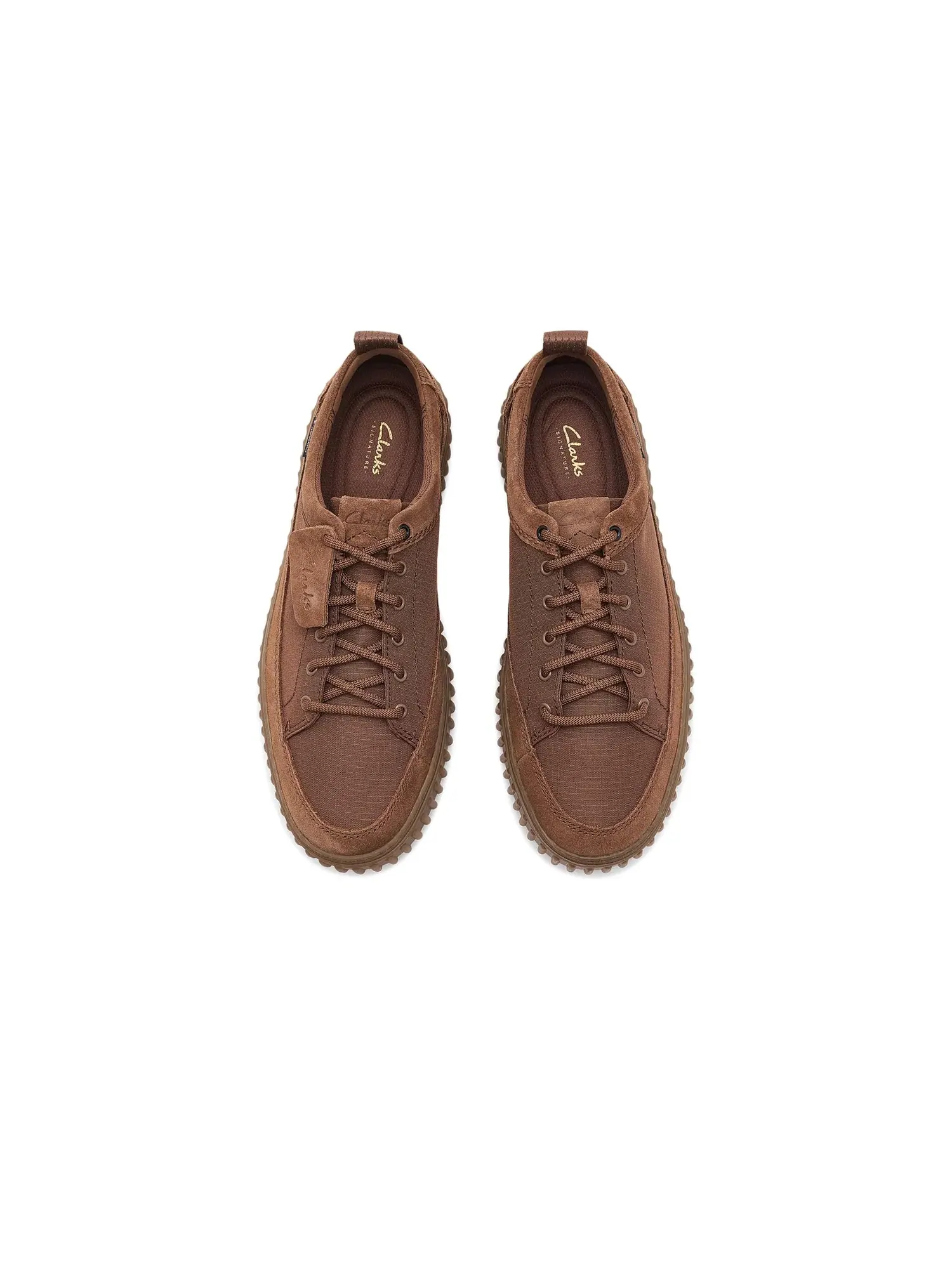 Кроссовки Torhill Lace Clarks — изображение 2 из 4, бежевый