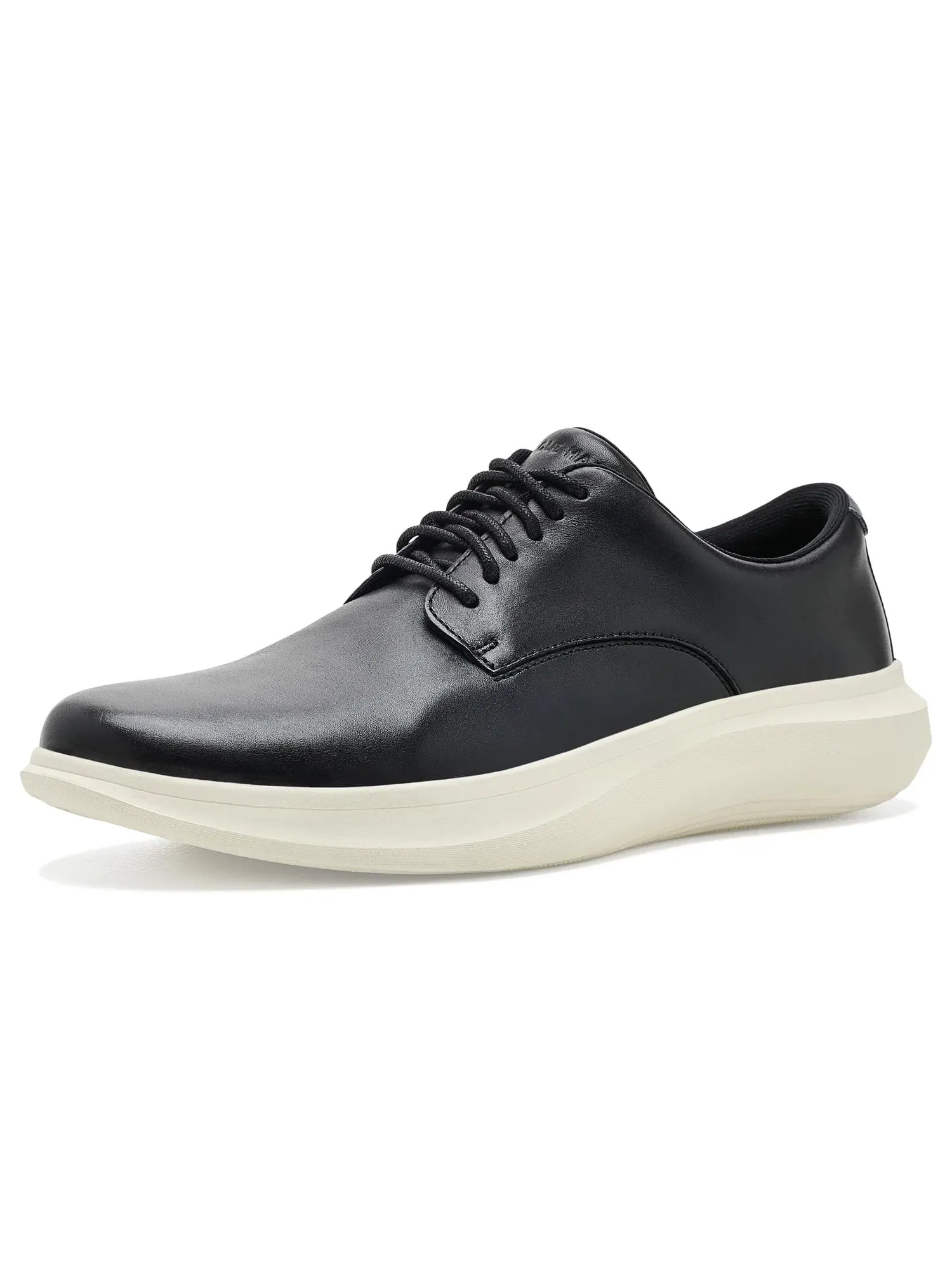 Оксфорды с гладким носком Grand Aerion Plain Toe Oxford Cole Haan — изображение 1 из 4, черный/слоновая кость