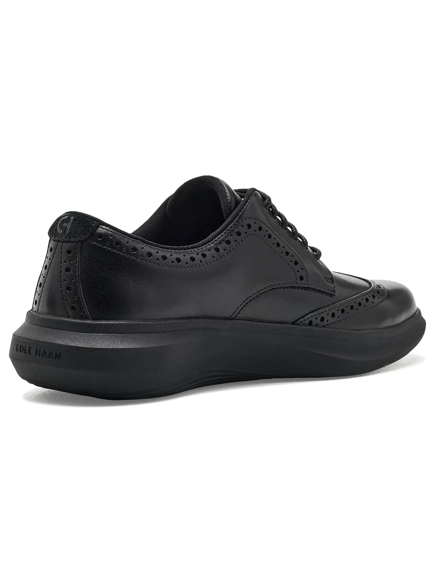 Оксфорды с перфорацией Grand Aerion Wingtip Oxford Cole Haan — изображение 3 из 4, черный/черный