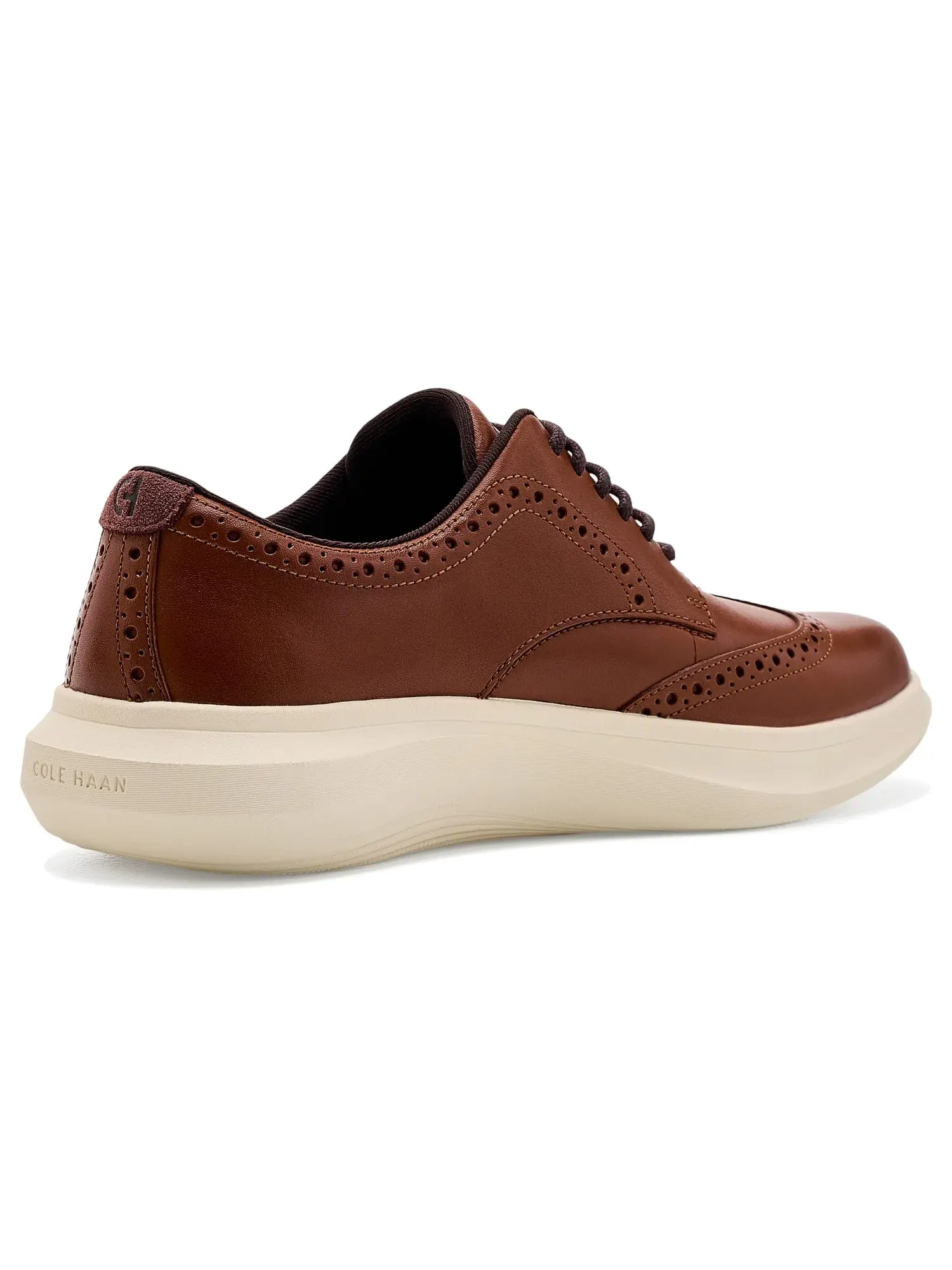Оксфорды с перфорацией Grand Aerion Wingtip Oxford Cole Haan — изображение 3 из 4, бежевый/слоновая кость